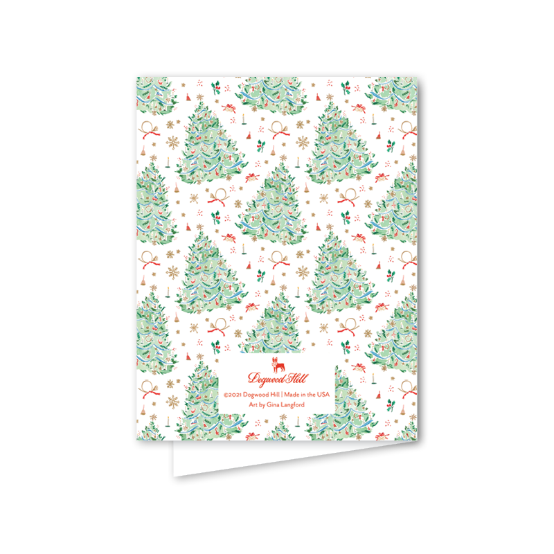 Dogwood Hill: Merry Christmas Tree Card - Set of 8