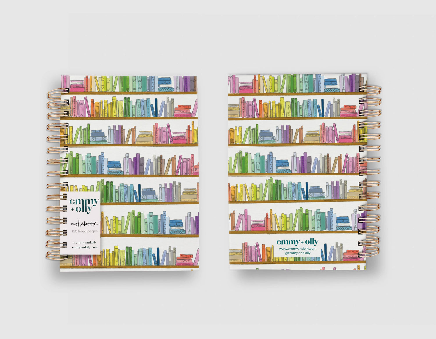 Books Themed Hardcover Notebook