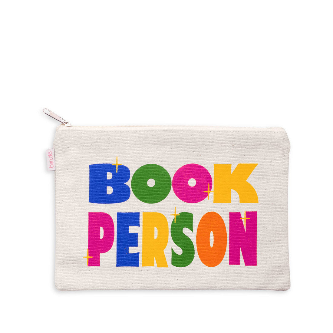 Book Person, Canvas Pouch
