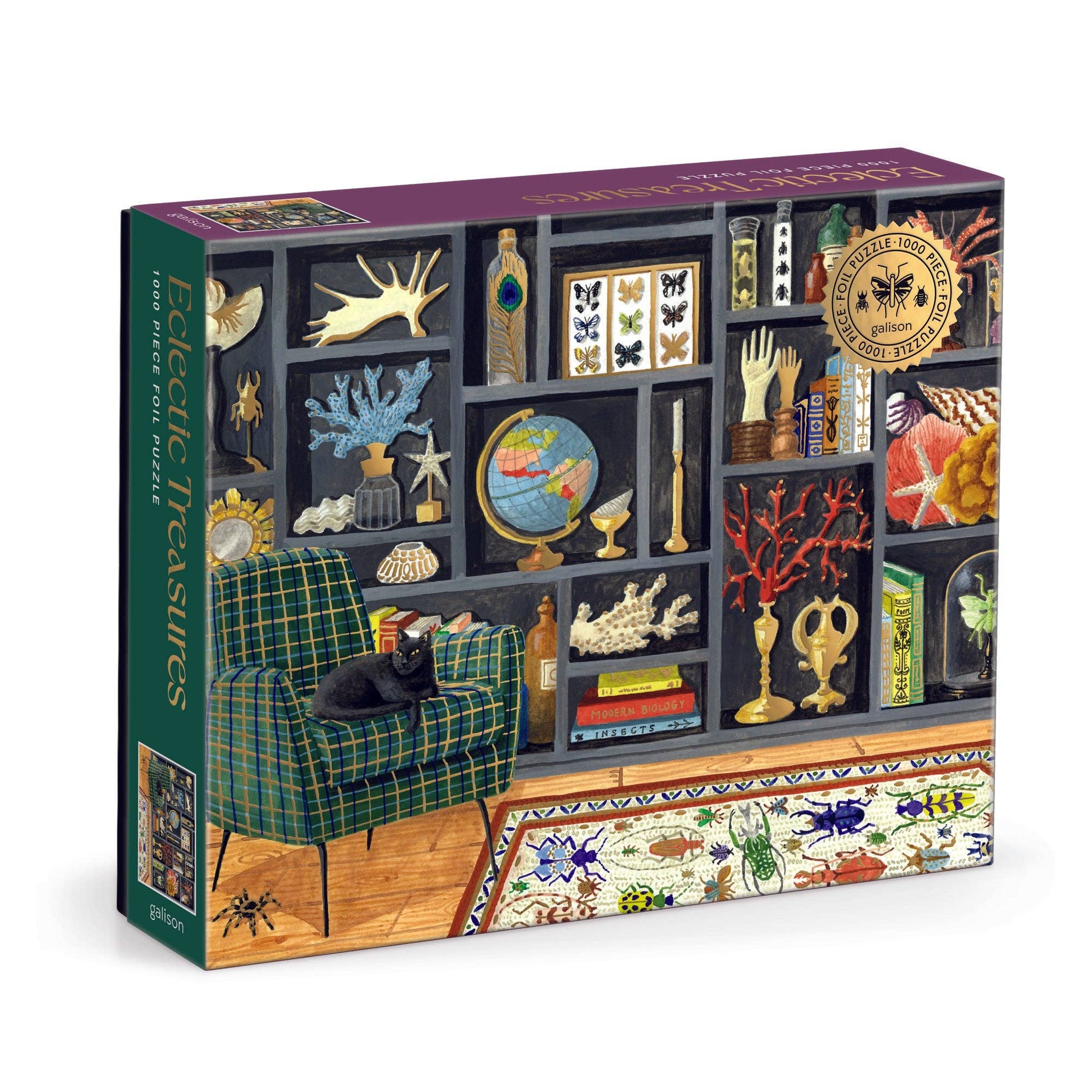Galison: Eclectic Treasures 1000 Piece Foil Puzzle