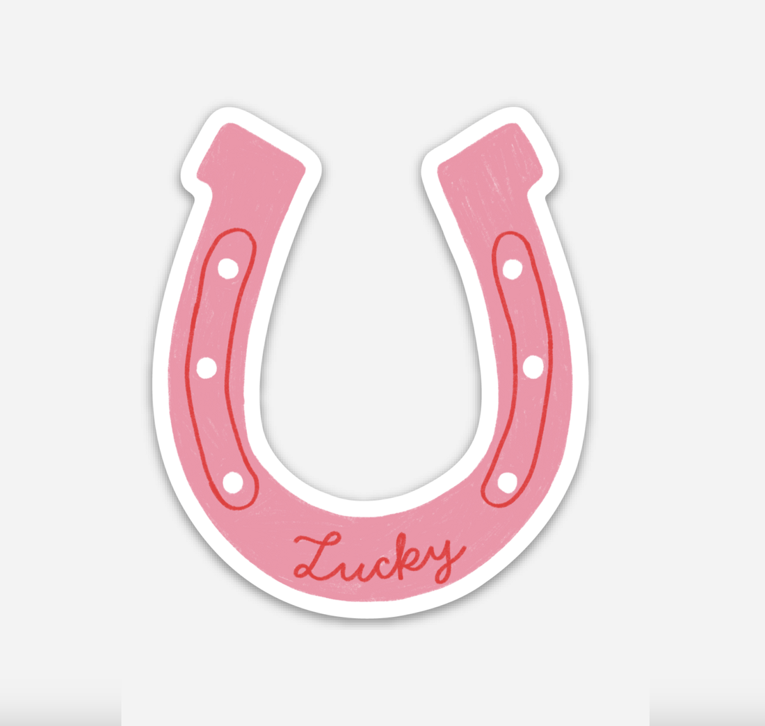 Lucky Horseshoe Sticker