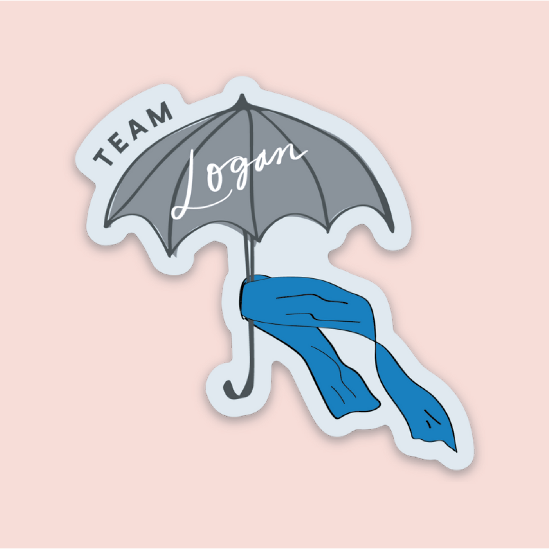 Gilmore Girls: Team Logan Umbrella Sticker
