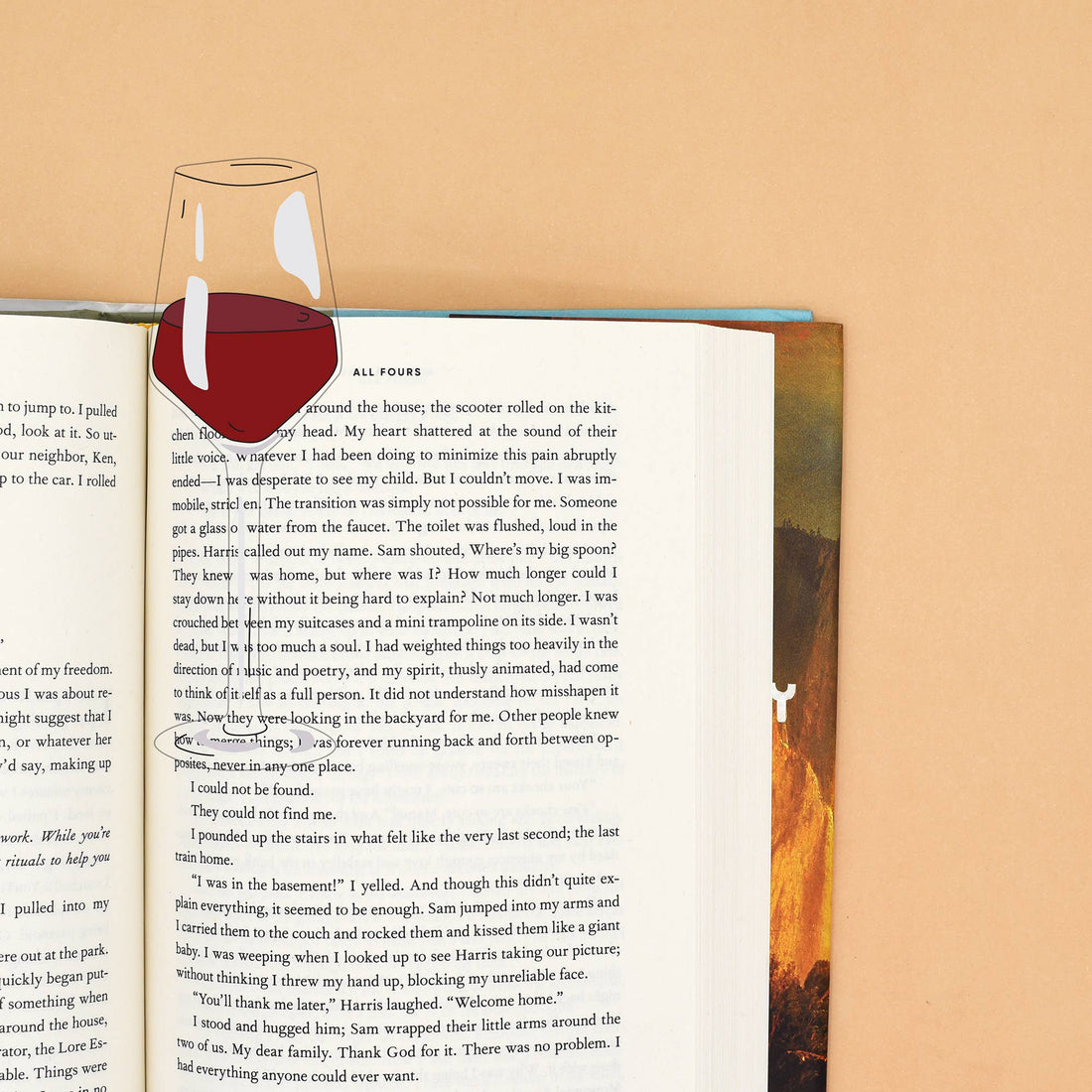 Humdrum: Glass of Wine Bookmark