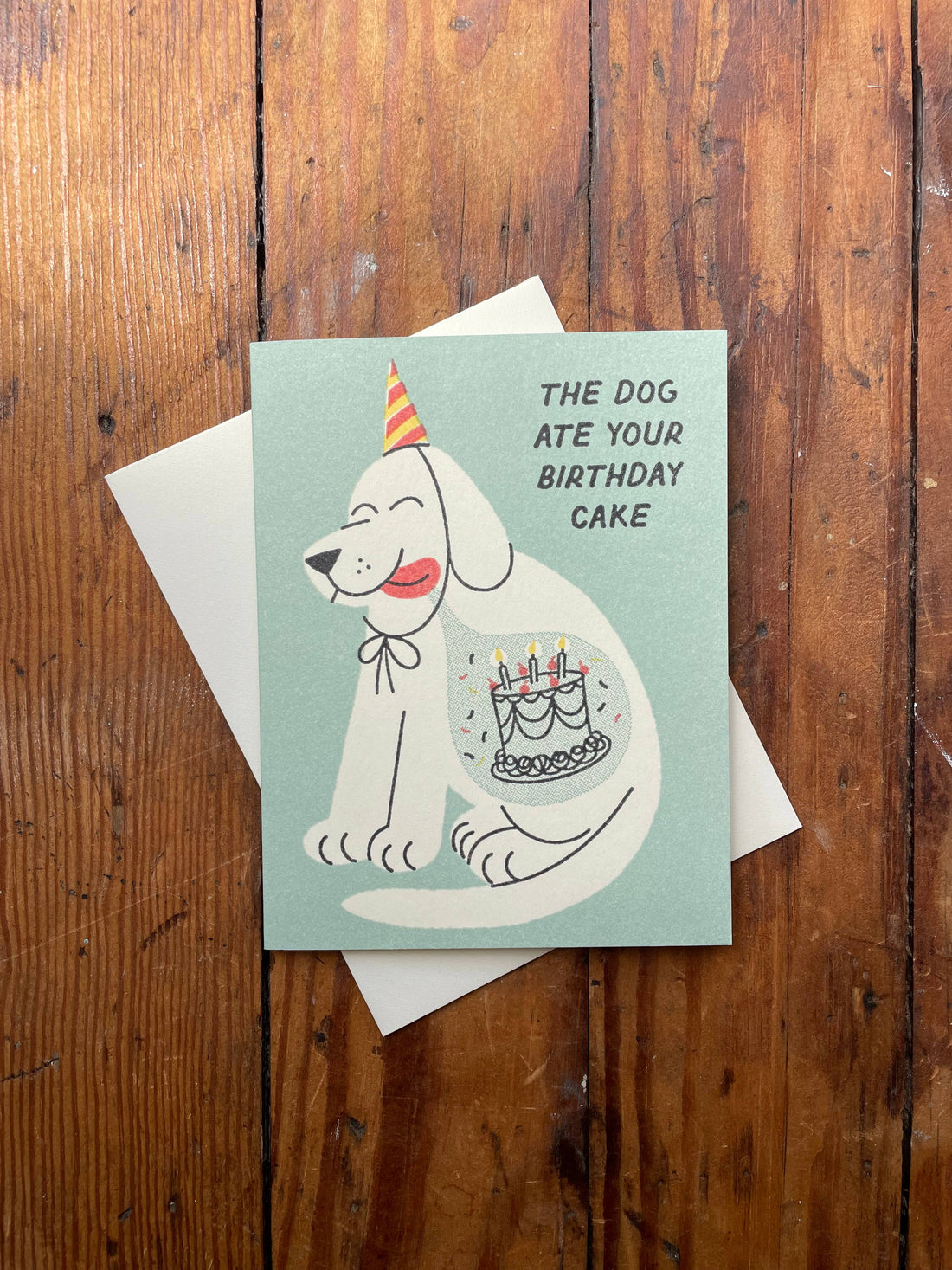 Dog Ate Your Birthday Cake Card