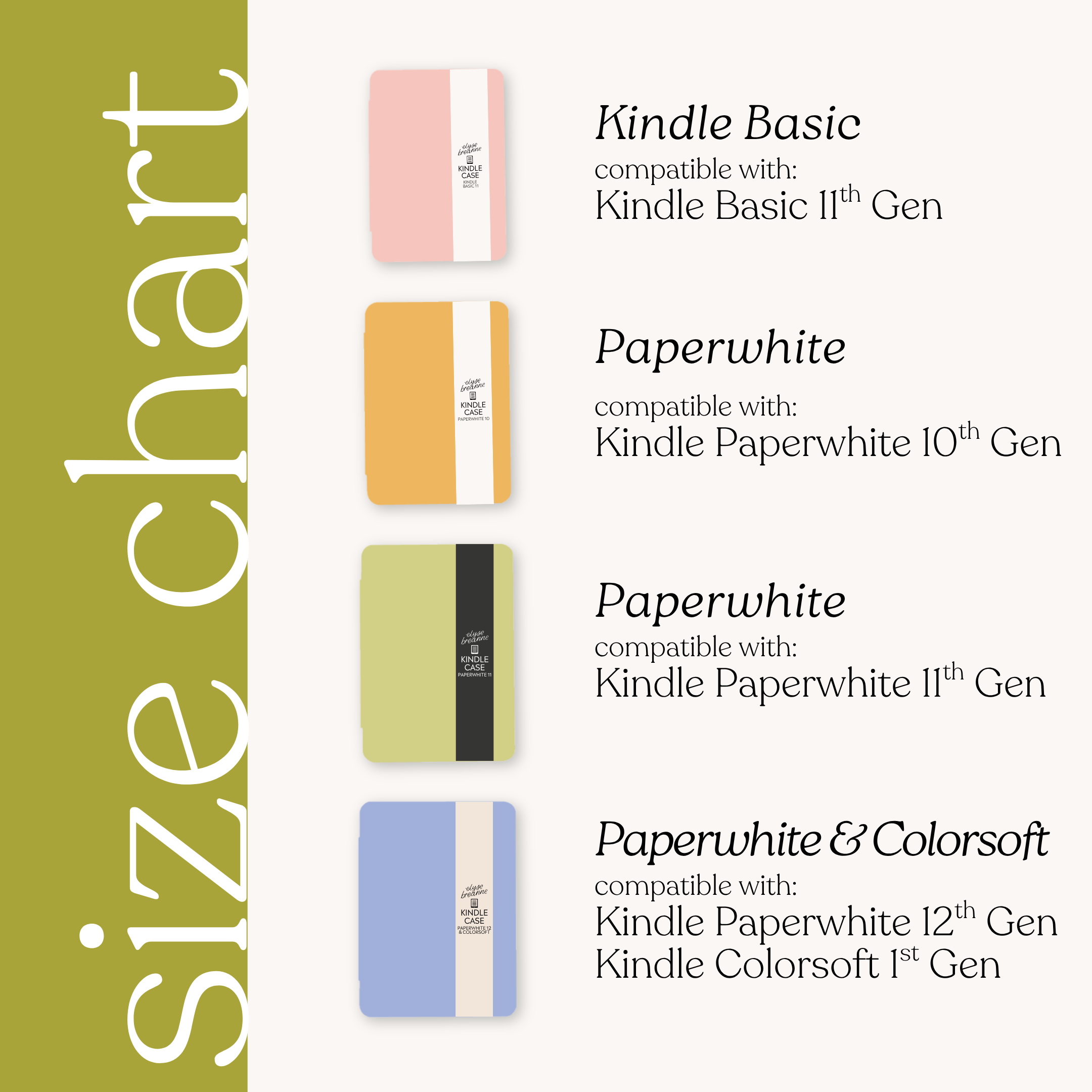 Forget Me Nots Sage Clear Back Kindle Case