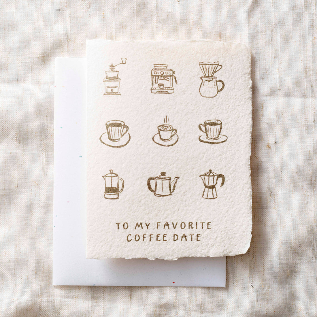 Coffee Date Love Friendship | Eco-Friendly Card