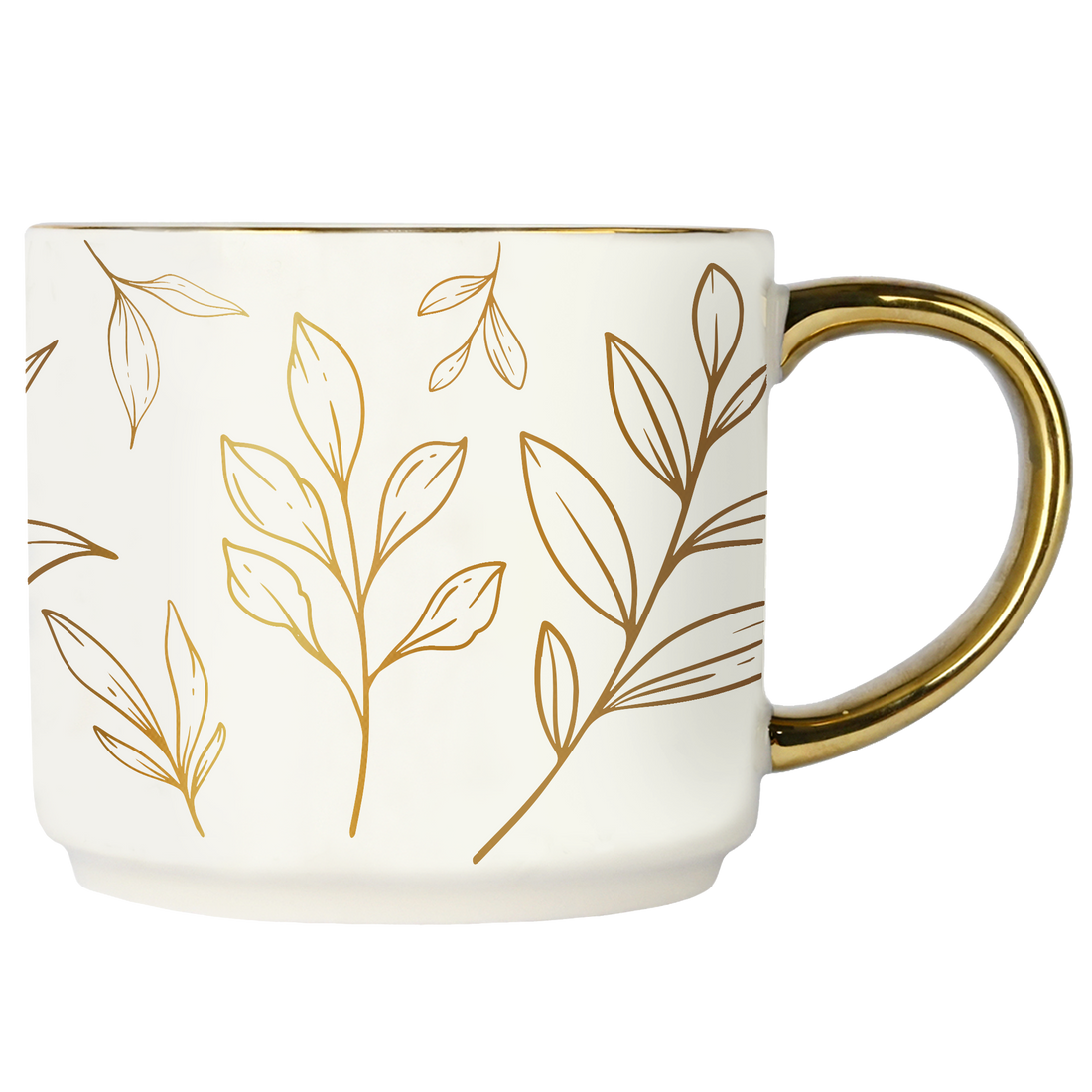Sweet Water: Gold Leaves Coffee Mug
