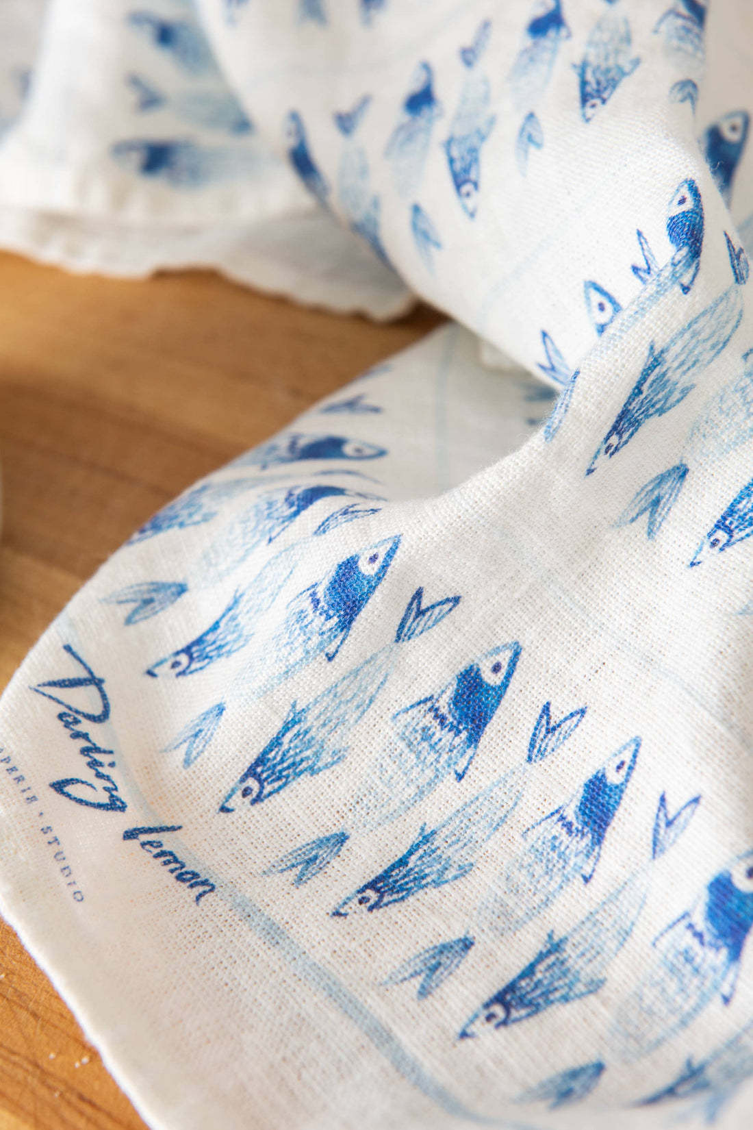 Sardines Kitchen Linen Towel
