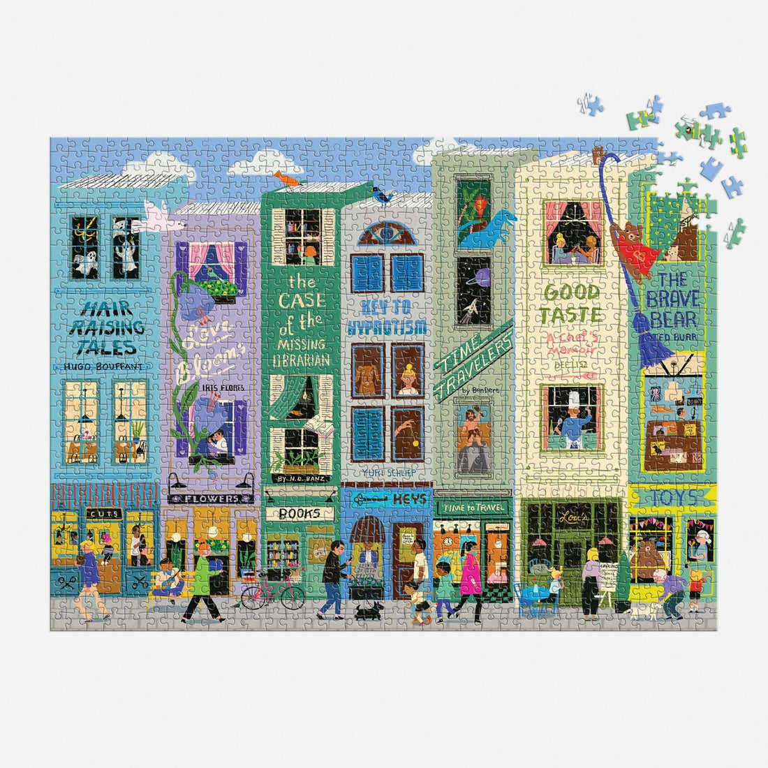 Galison: Main Street Books 1000 Piece Puzzle