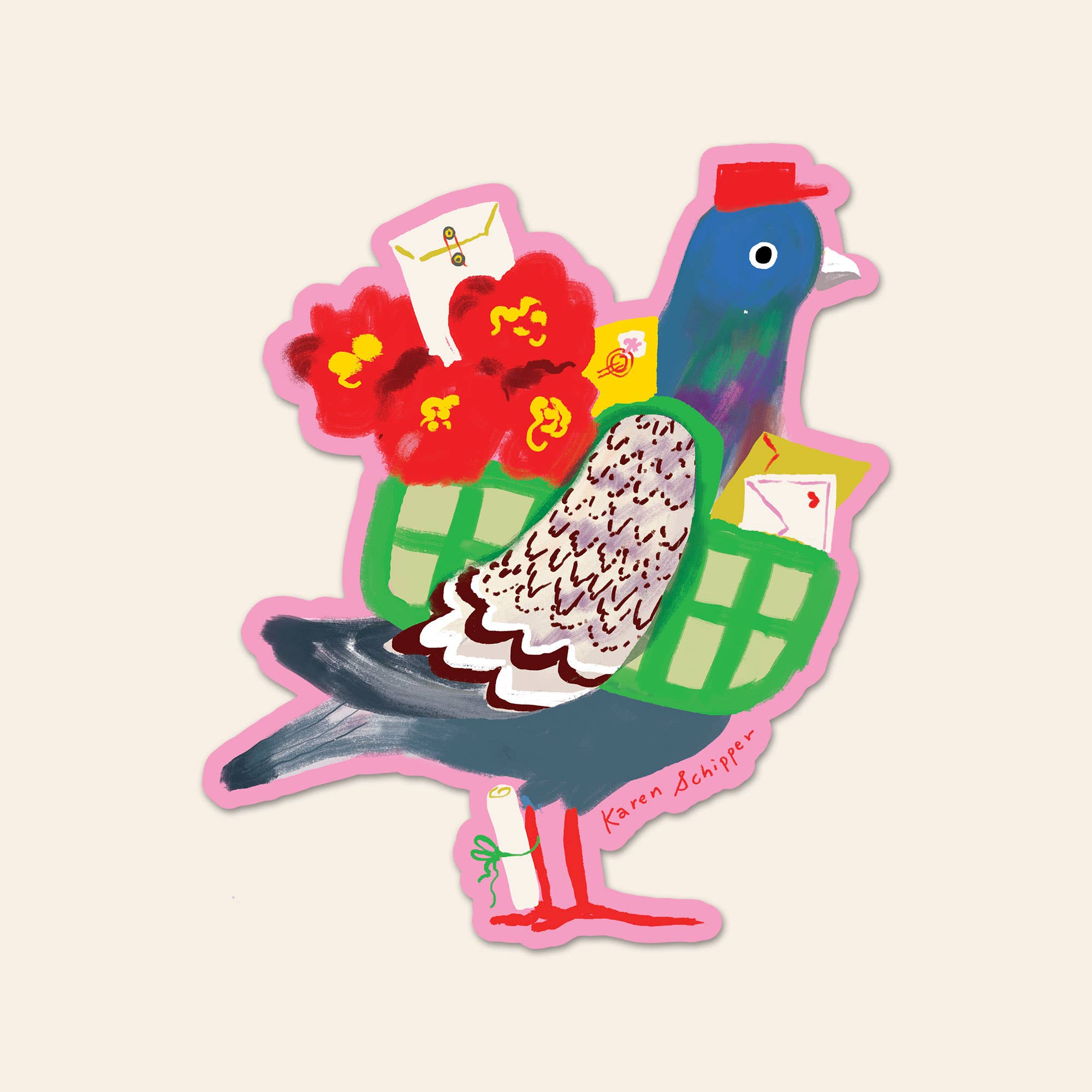 Pigeon Post Sticker