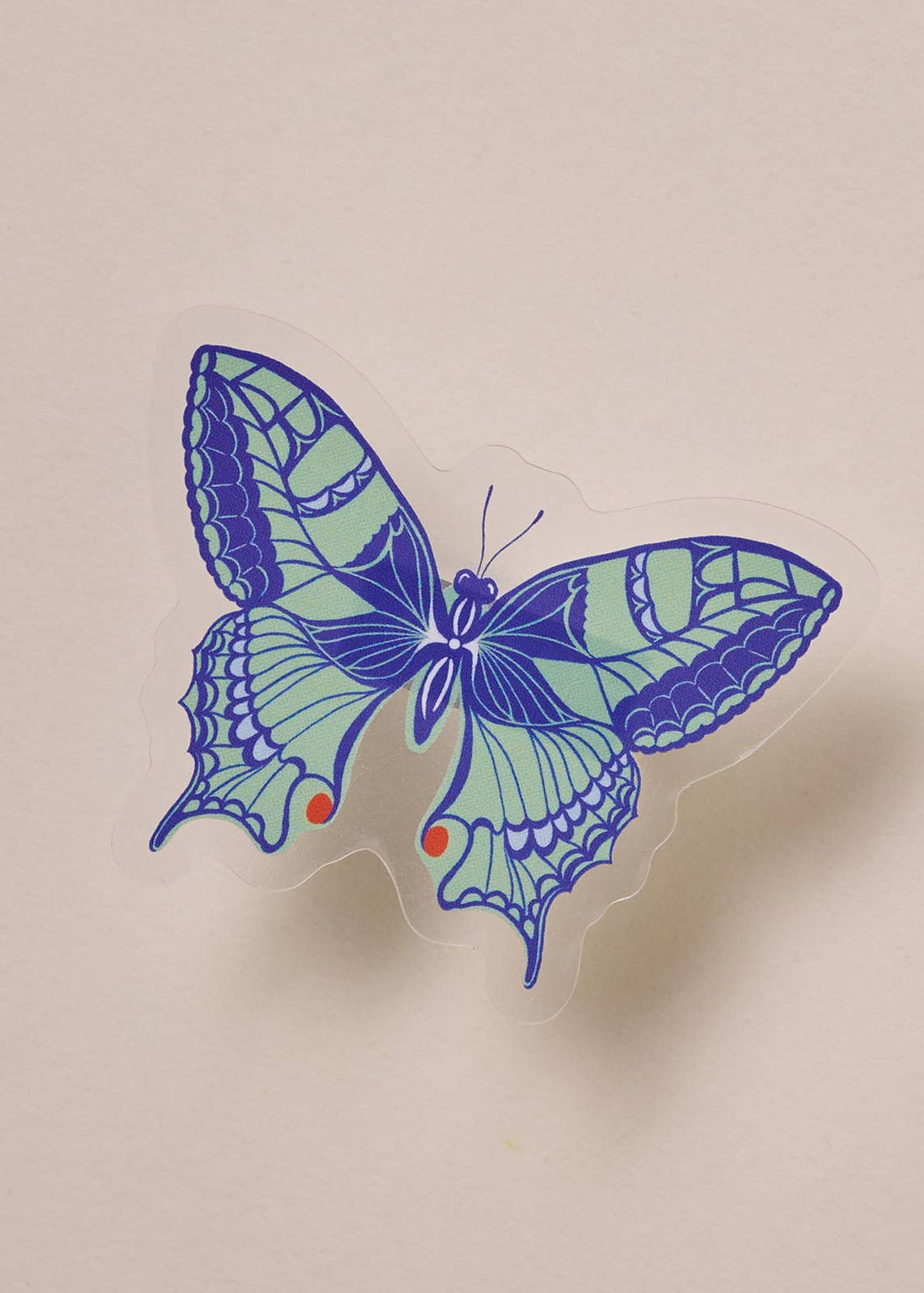 Blue Butterfly Sticker