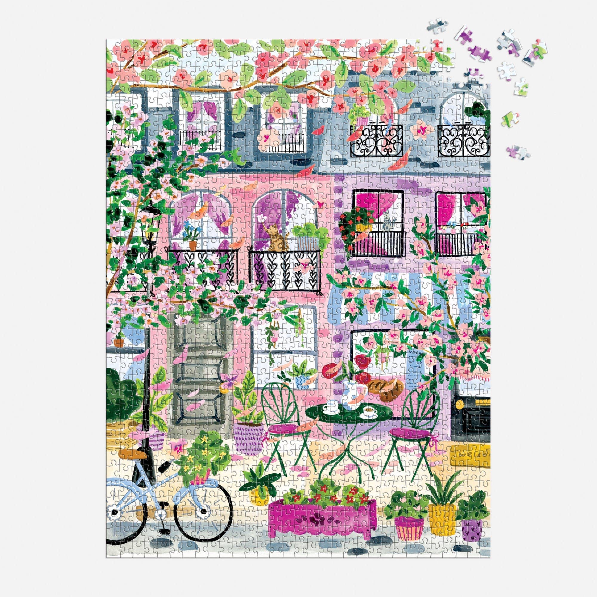 Galison: Cherry Lane Blossoms 1000 Piece Puzzle