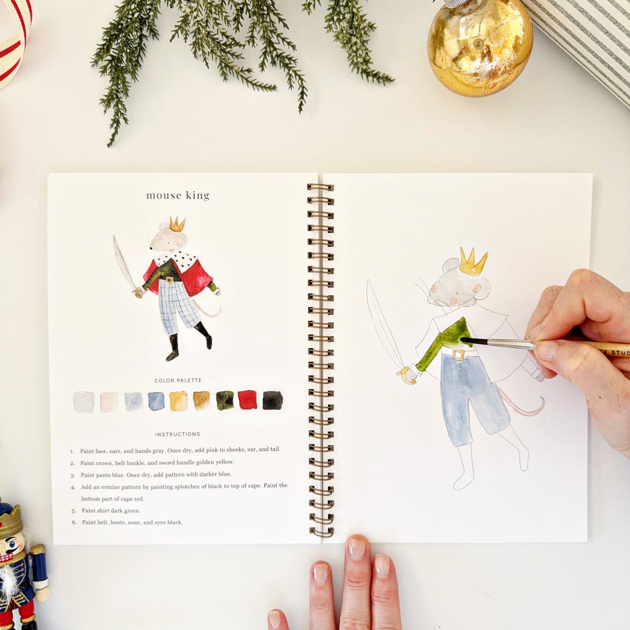 Emily Lex: Nutcracker Watercolor Workbook