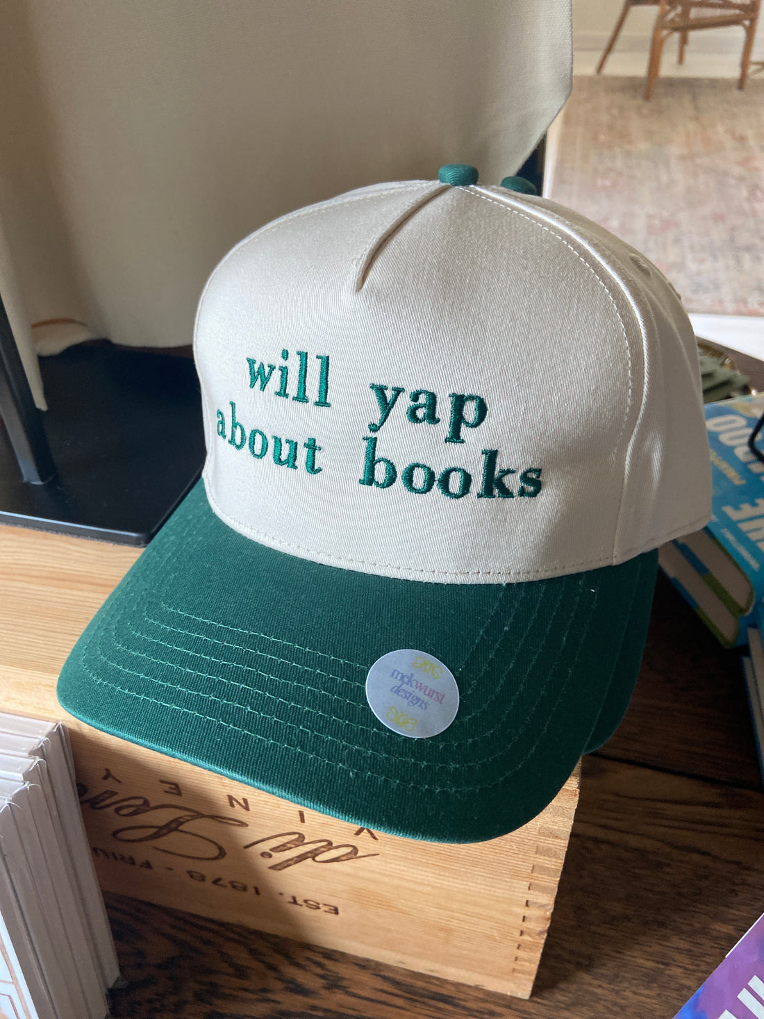 Will Yap About Books Baseball Hat