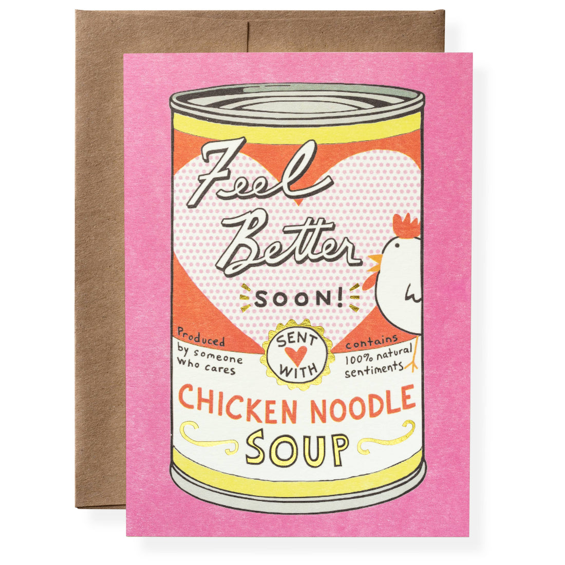 Chicken Soup Get Well Card
