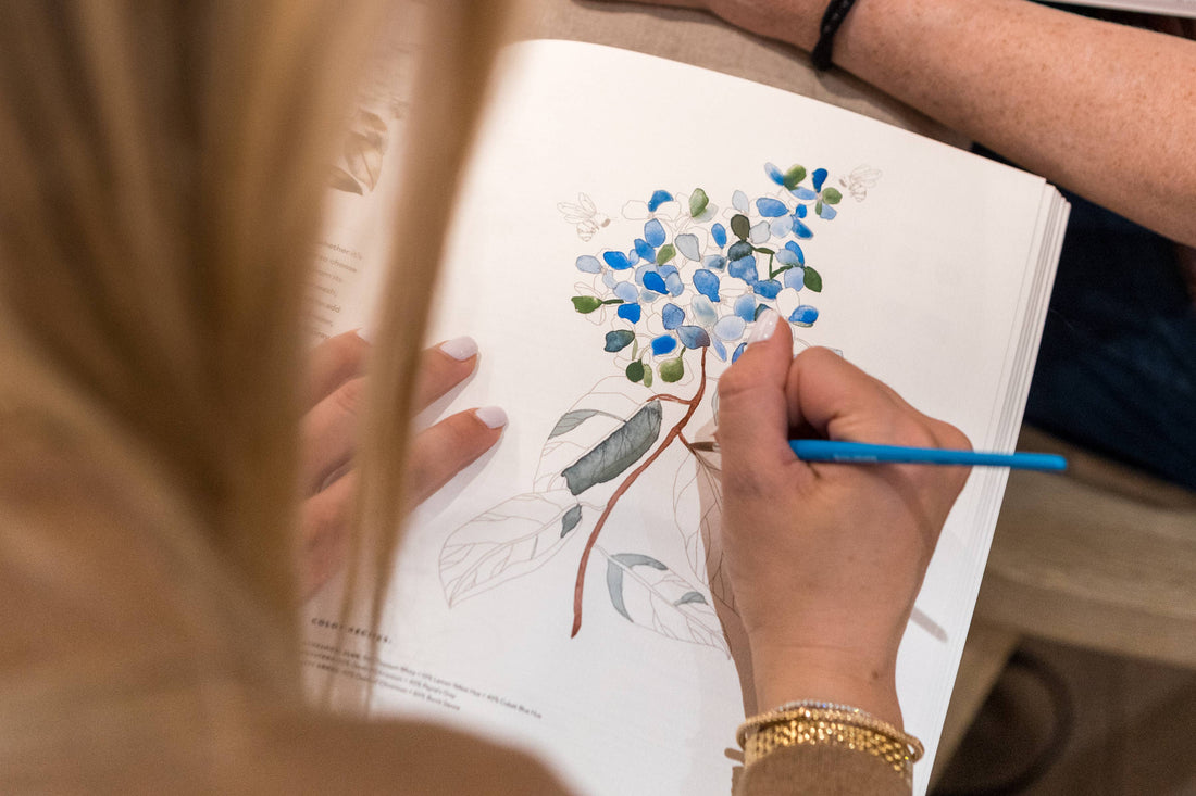 Watercolor Workbook 2: Flowers, Feathers, & Animal Friends