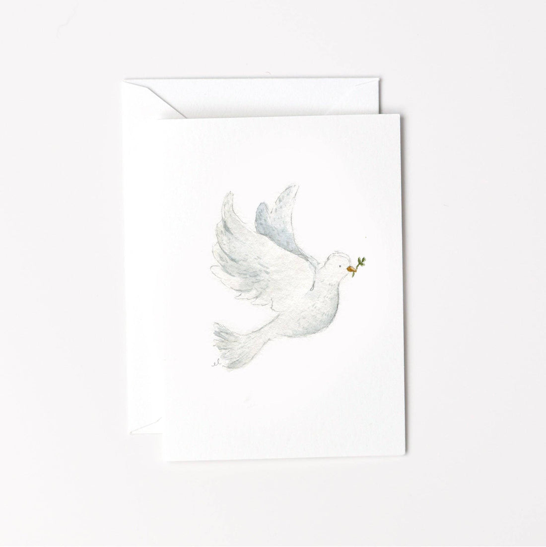 Emily Lex: Dove Mini Notecard