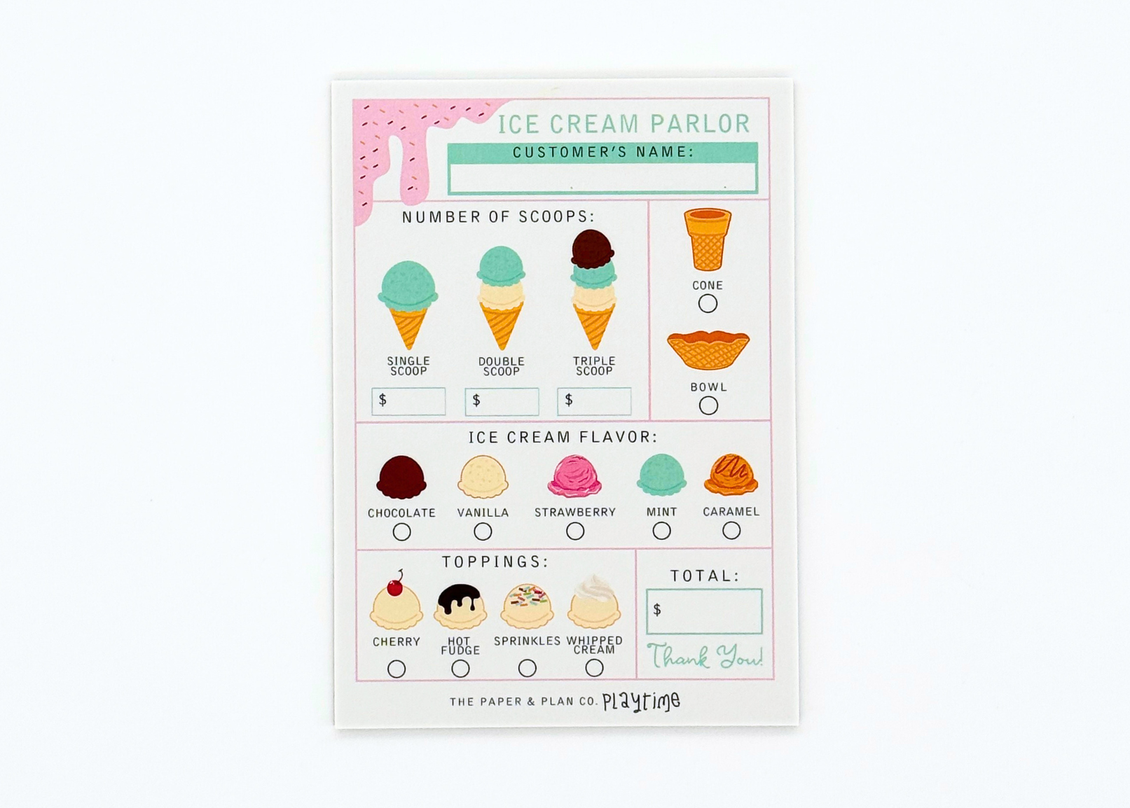 Playtime Pad® Ice Cream Parlor