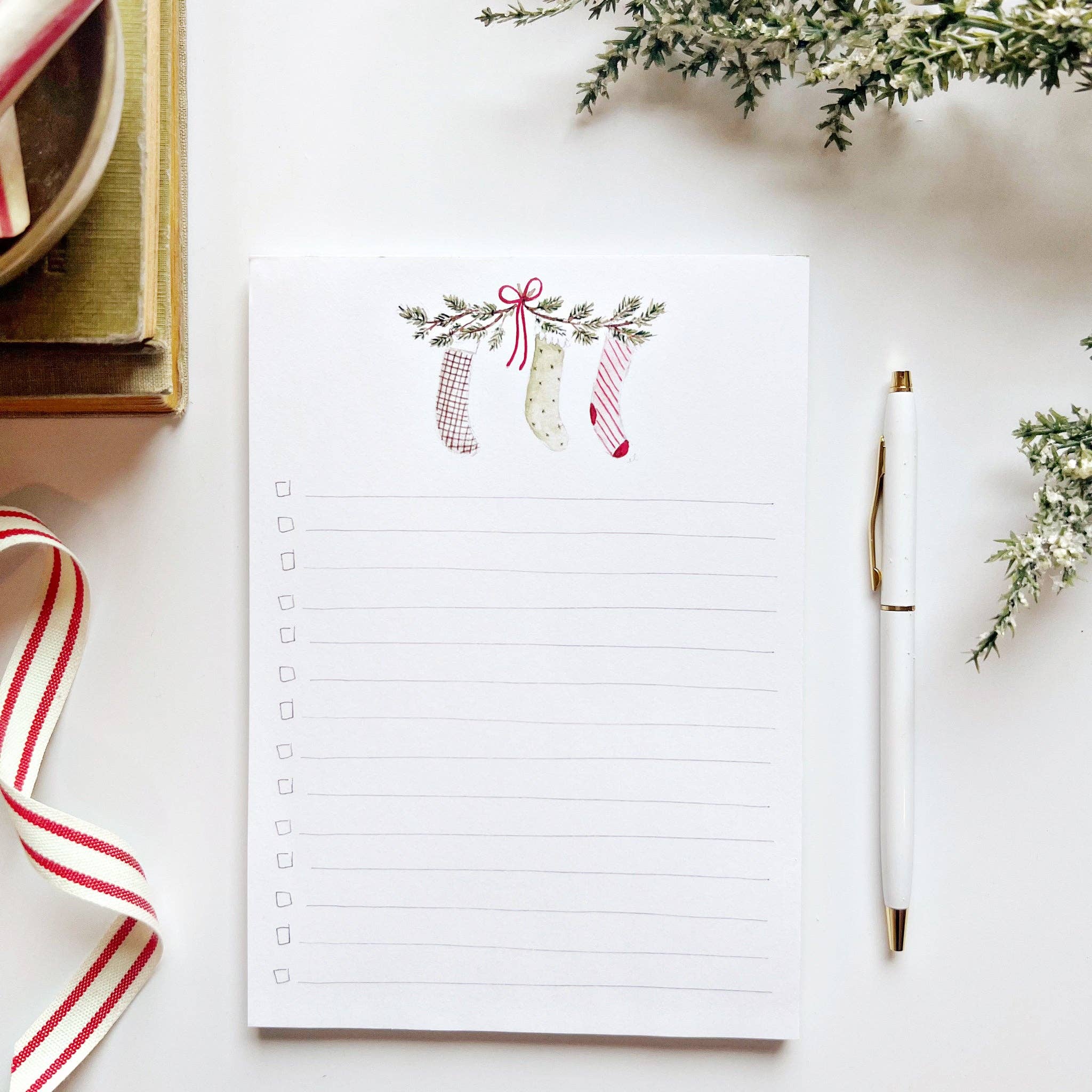 Emily Lex: Christmas Checklist Notepad