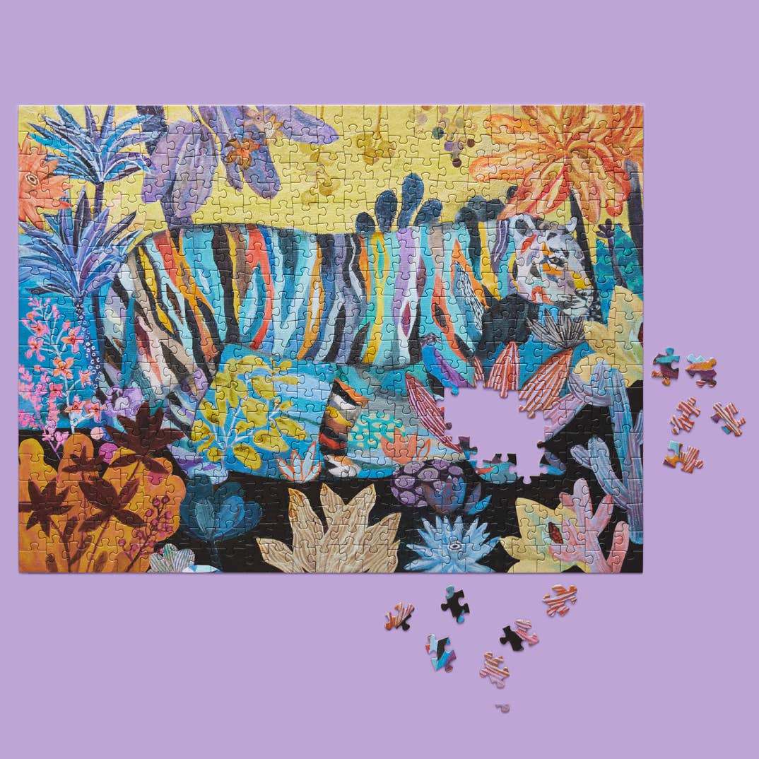 Striped Tiger by Werkshoppe | 500 Piece Puzzle