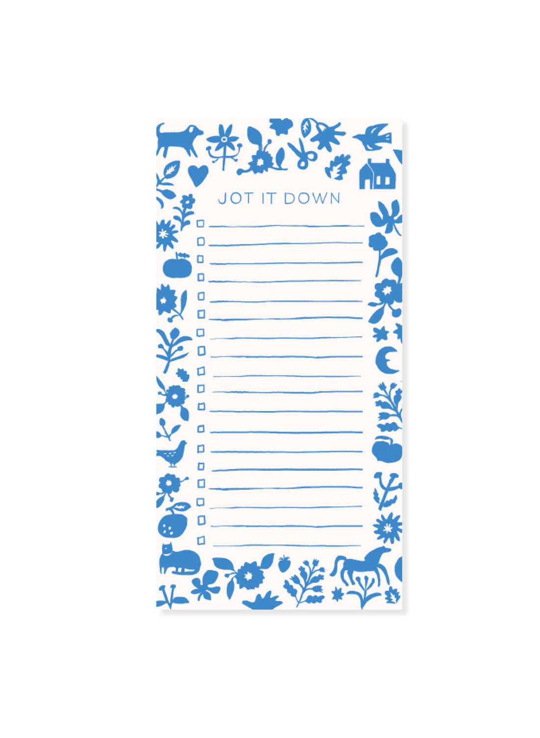 Blue Folk Notepad