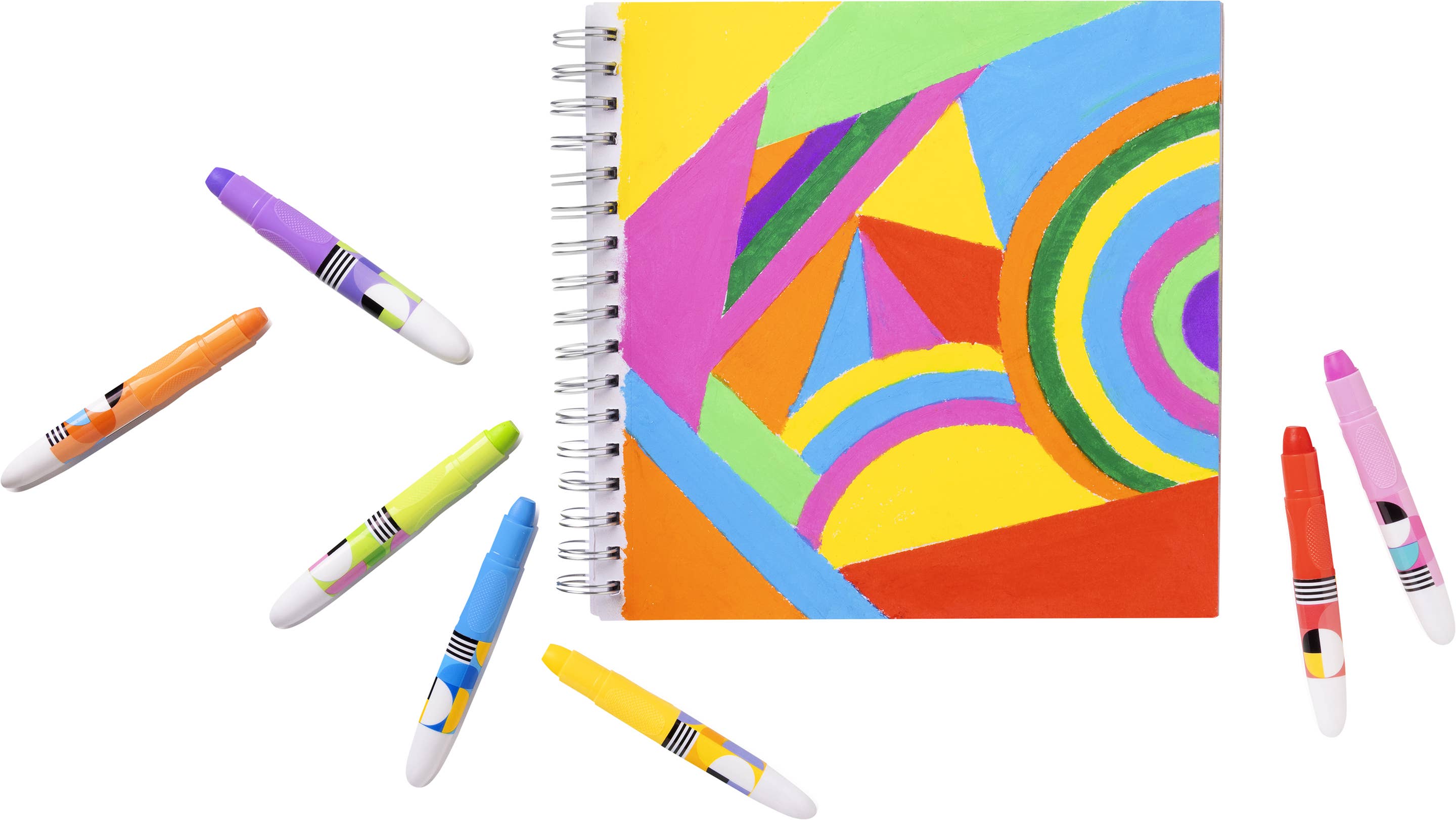Geo Sticks Vibrant: Tempera Paint Sticks - Brights