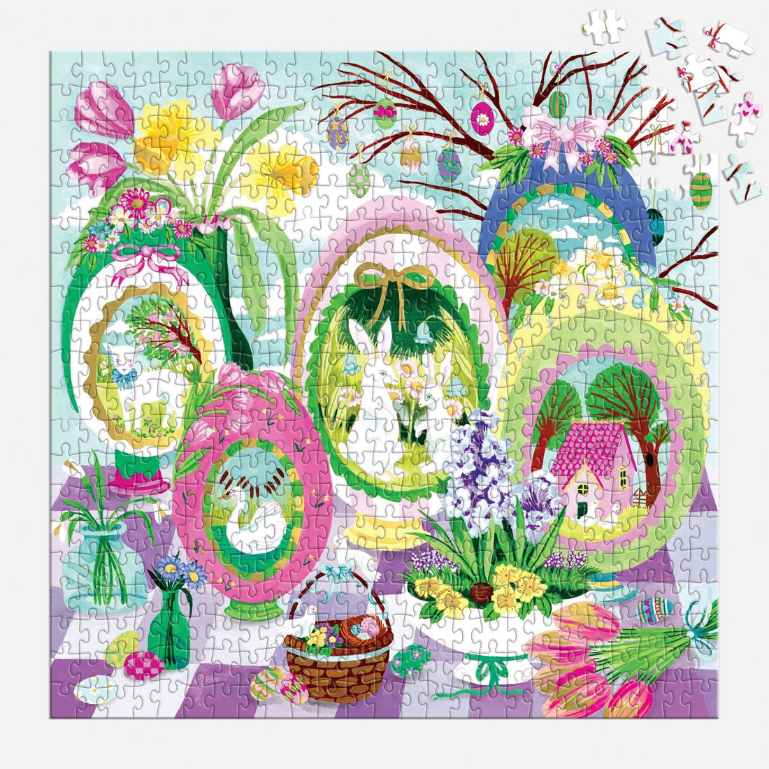 Galison: Windows to Spring 500 Foil Piece Puzzle