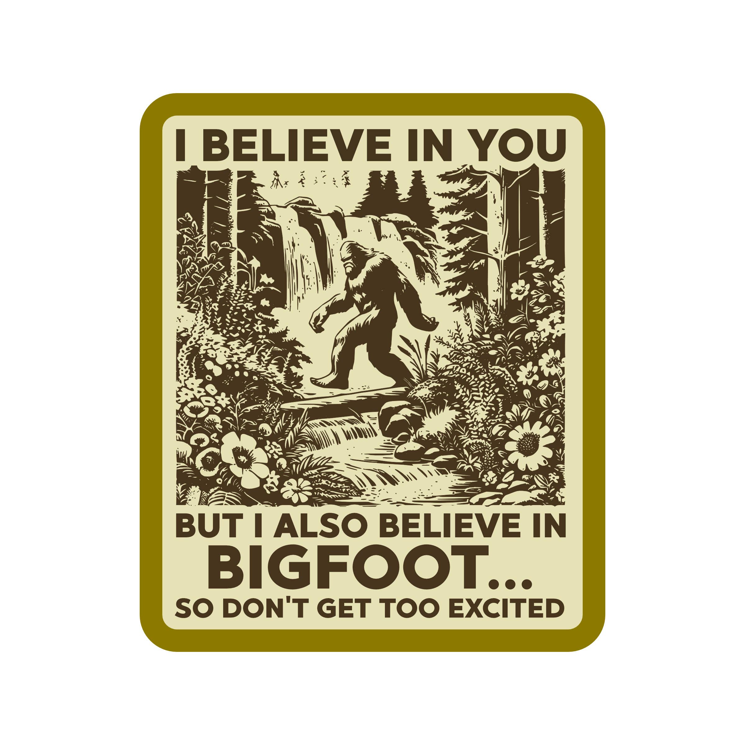 Bigfoot Sticker