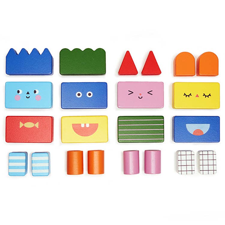 Stack & Mix Wooden Building Blocks