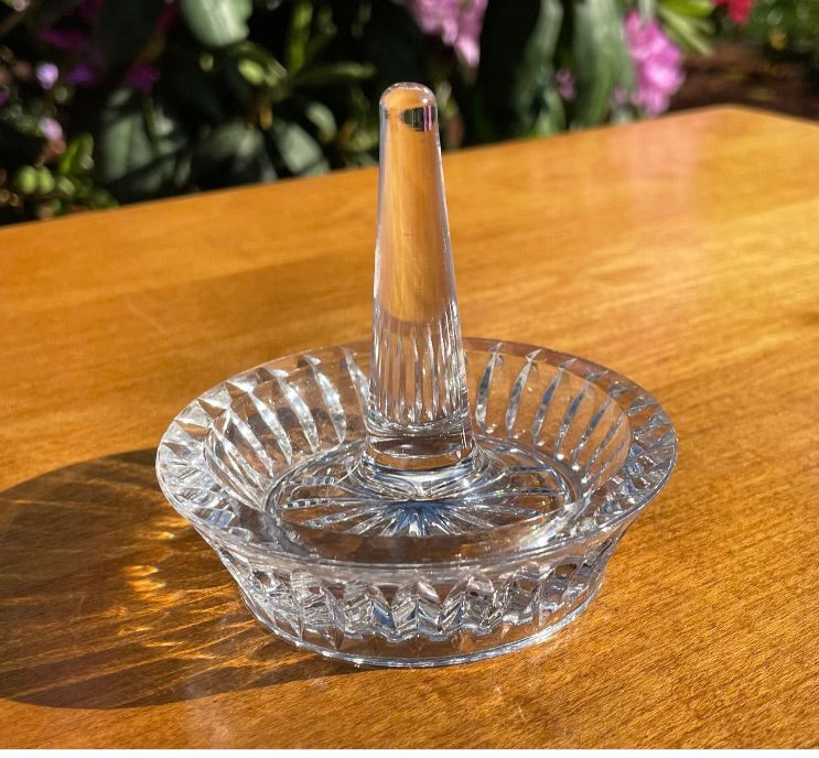 American Clear Glass Ring Dish