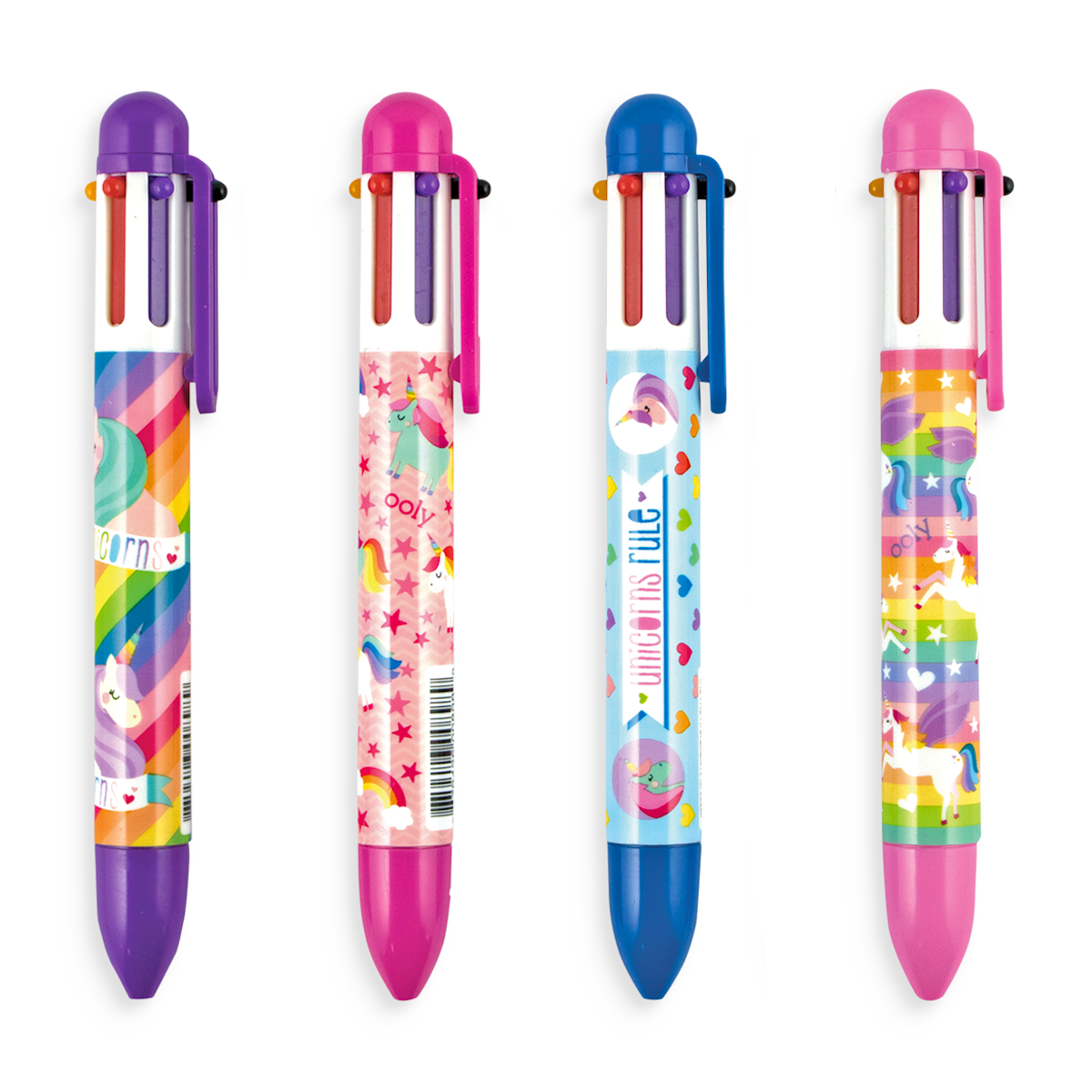 Unique Unicorns, 6 Click Pen