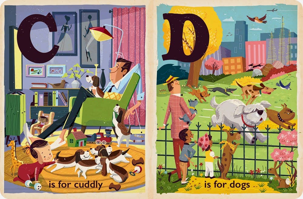 Alphabet Board Book: D is for Dogs by Greg Paprocki