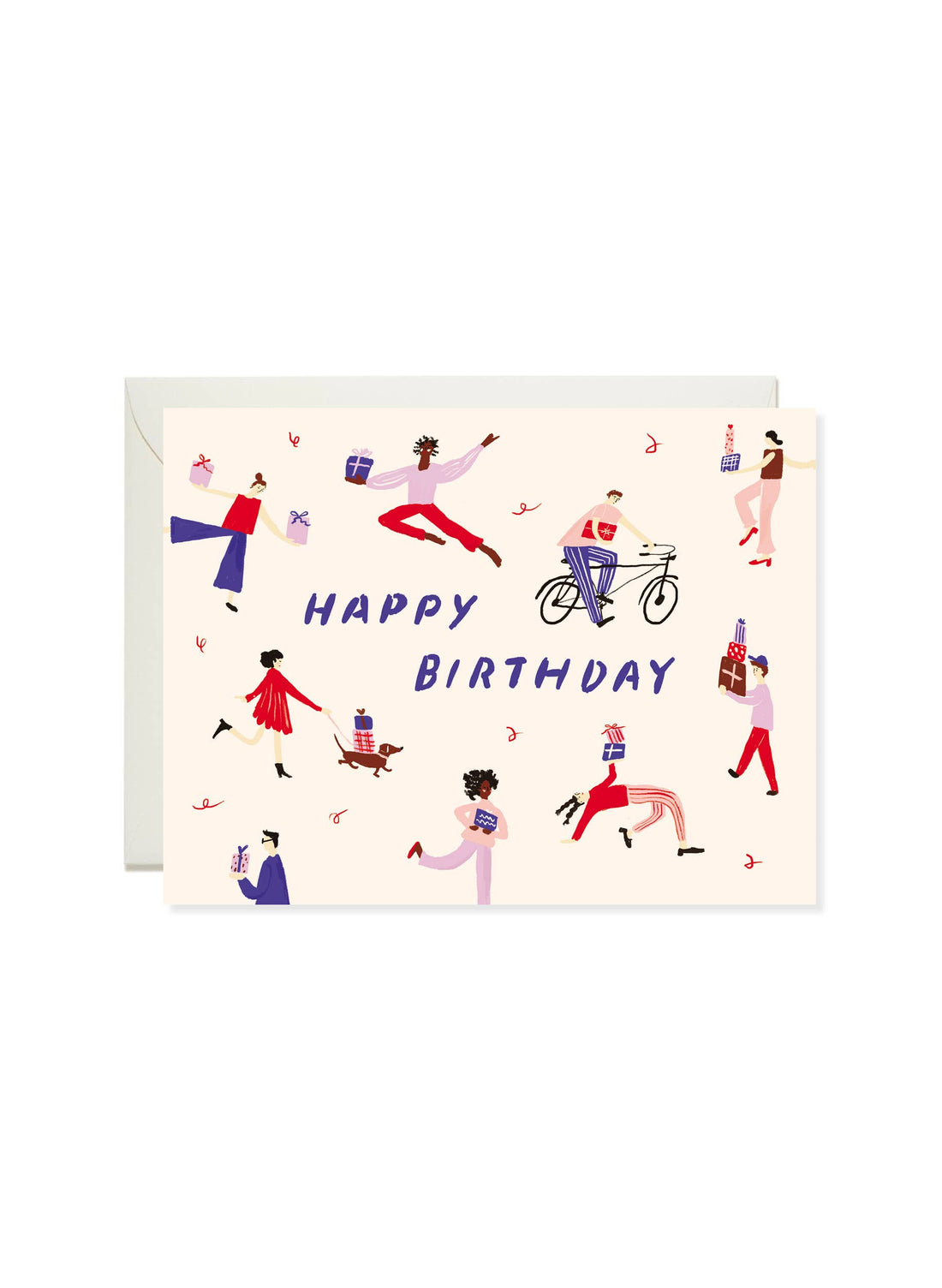 Present Party Happy Birthday Card