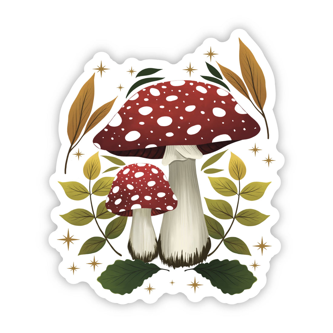 Fall Mushroom Sticker