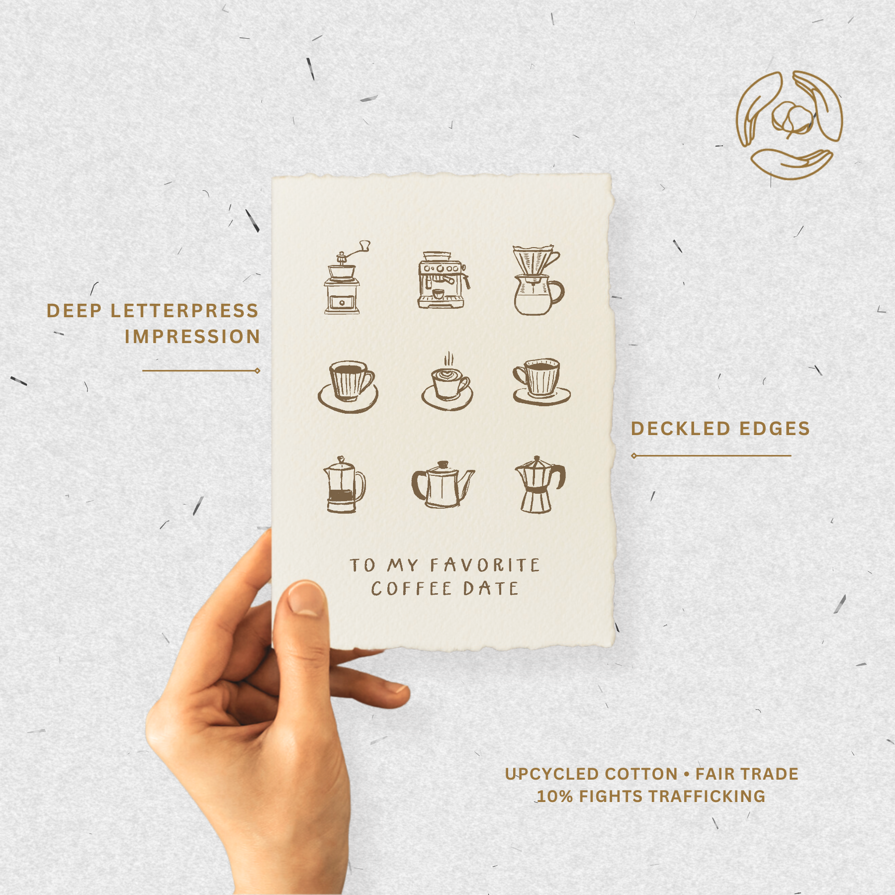 Coffee Date Love Friendship | Eco-Friendly Card