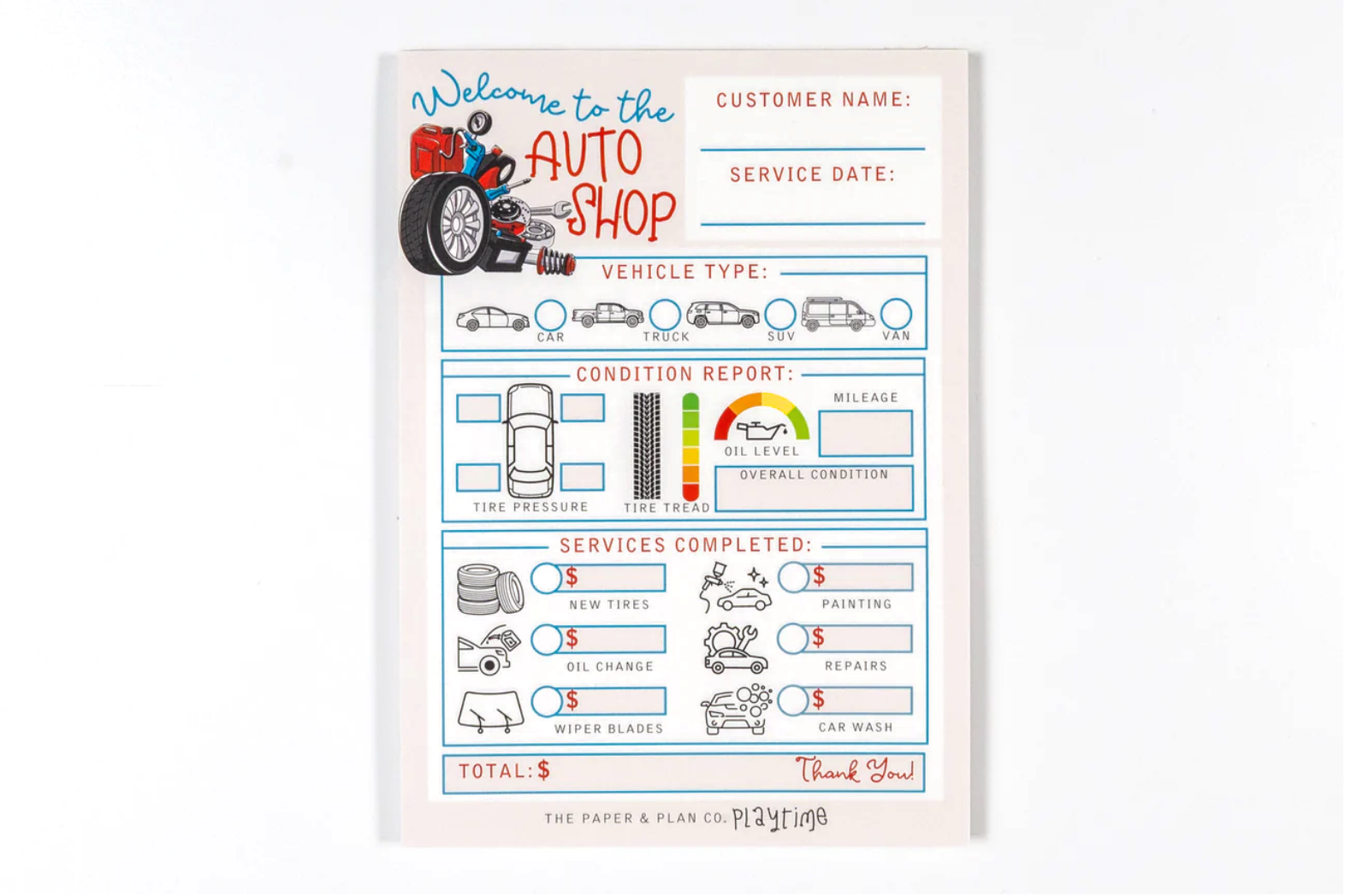 Kids Playtime Pad™ Auto Shop