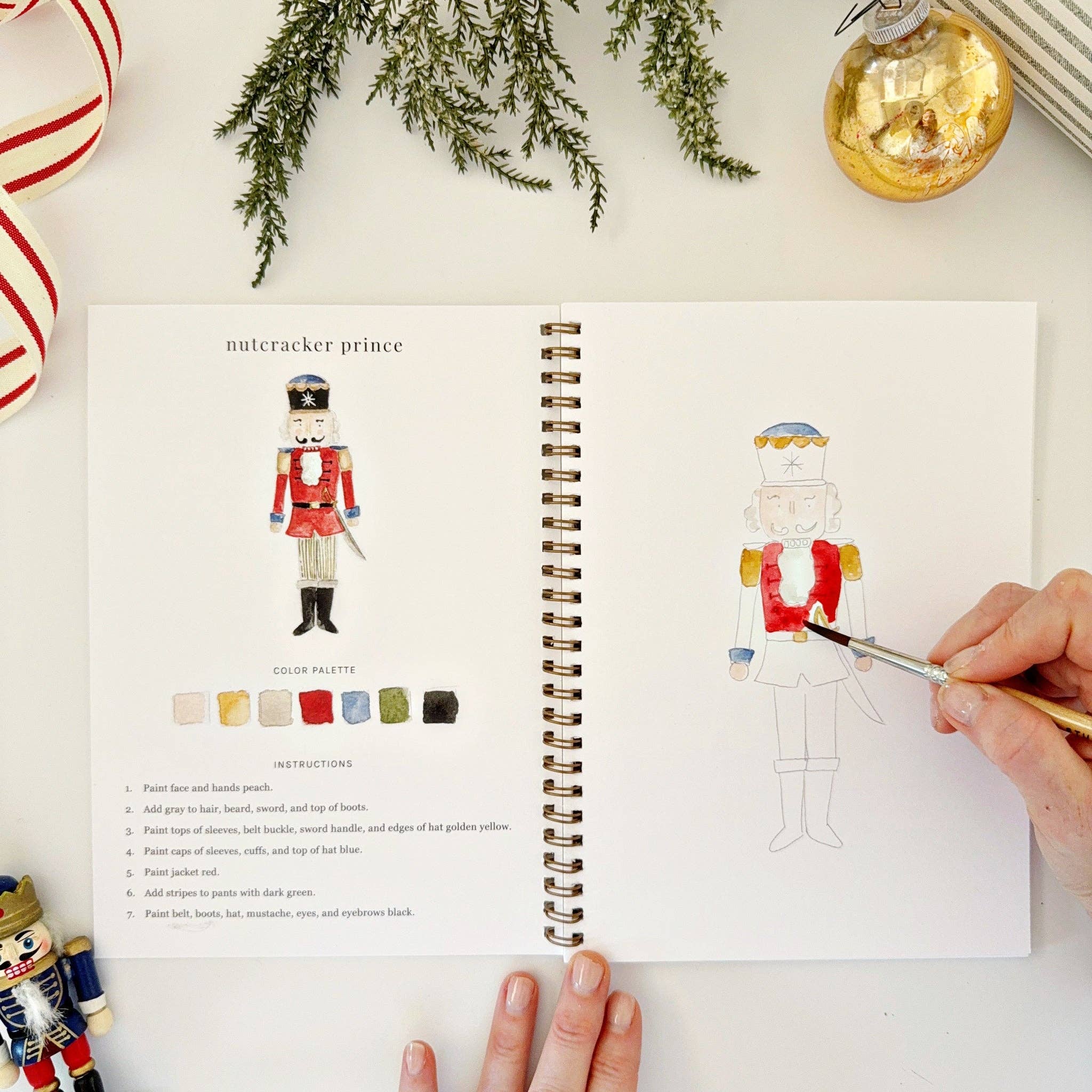 Emily Lex: Nutcracker Watercolor Workbook