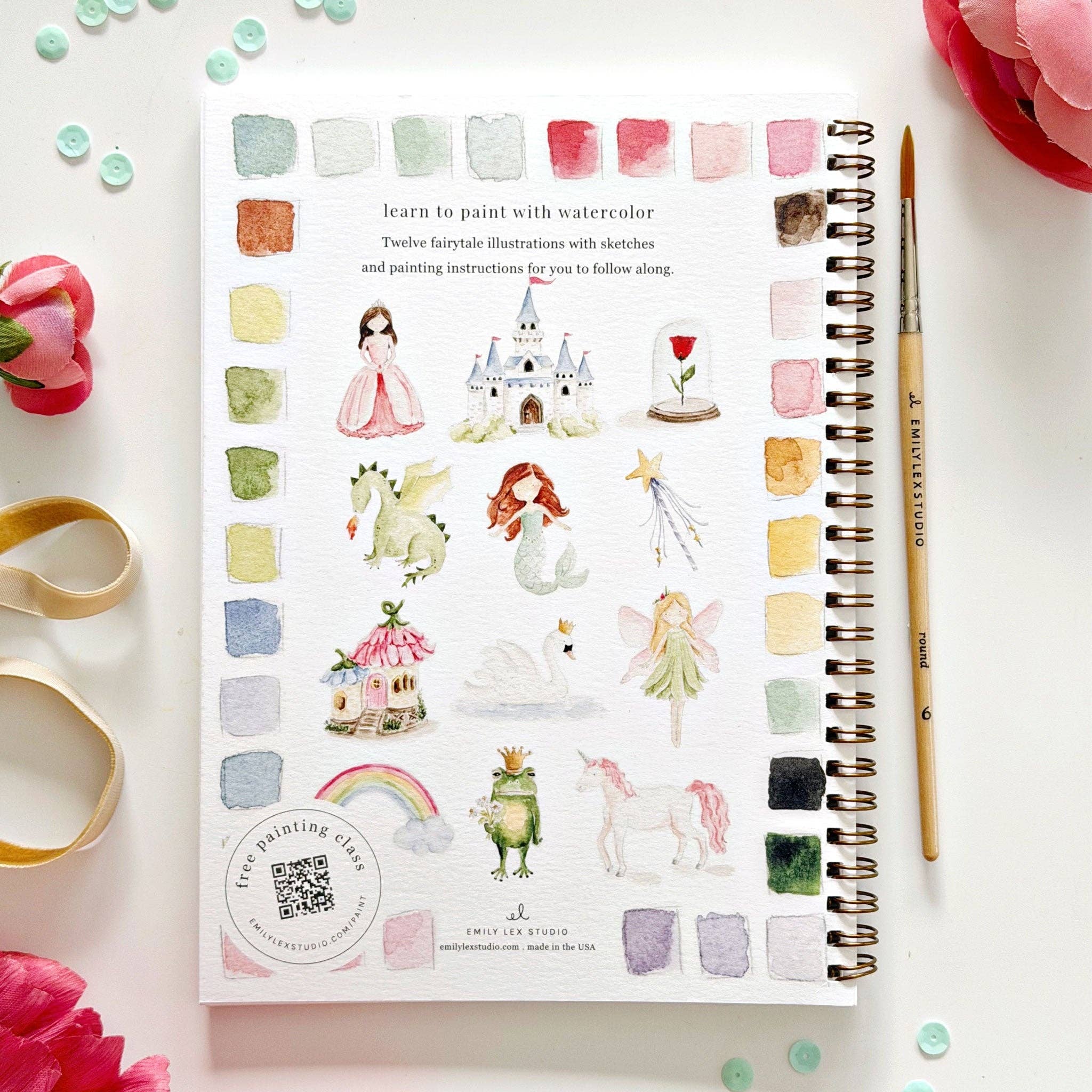 Emily Lex: Fairytal Watercolor Workbook
