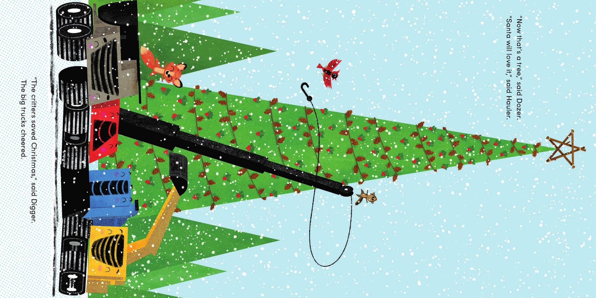 The Digger and the Christmas Tree by Joseph Kuefler