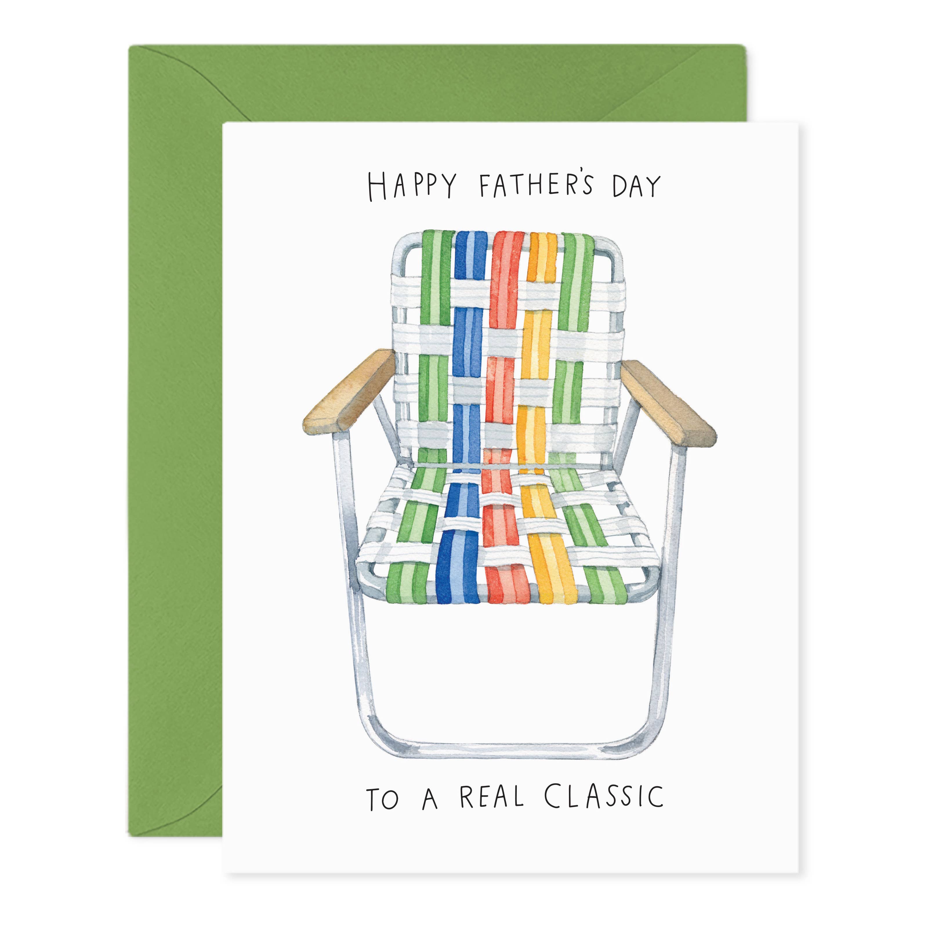 Lawn Chair Dad Father’s Day Card