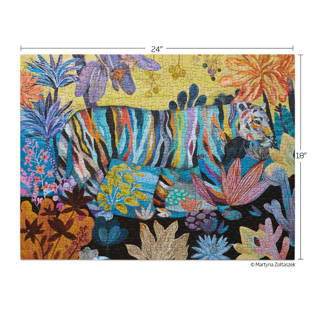 Striped Tiger by Werkshoppe | 500 Piece Puzzle