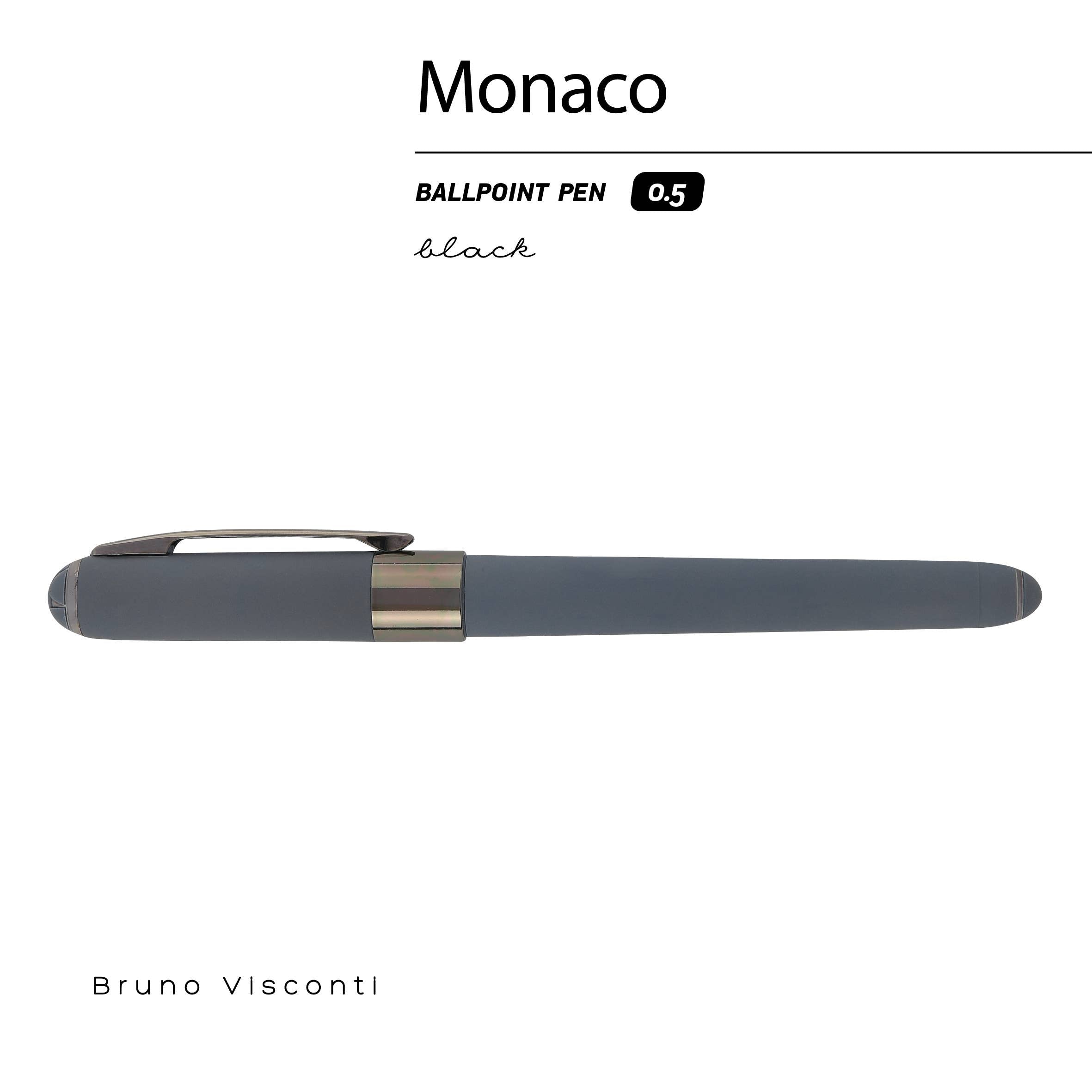 Monaco Graphite with Gun Metal Accent