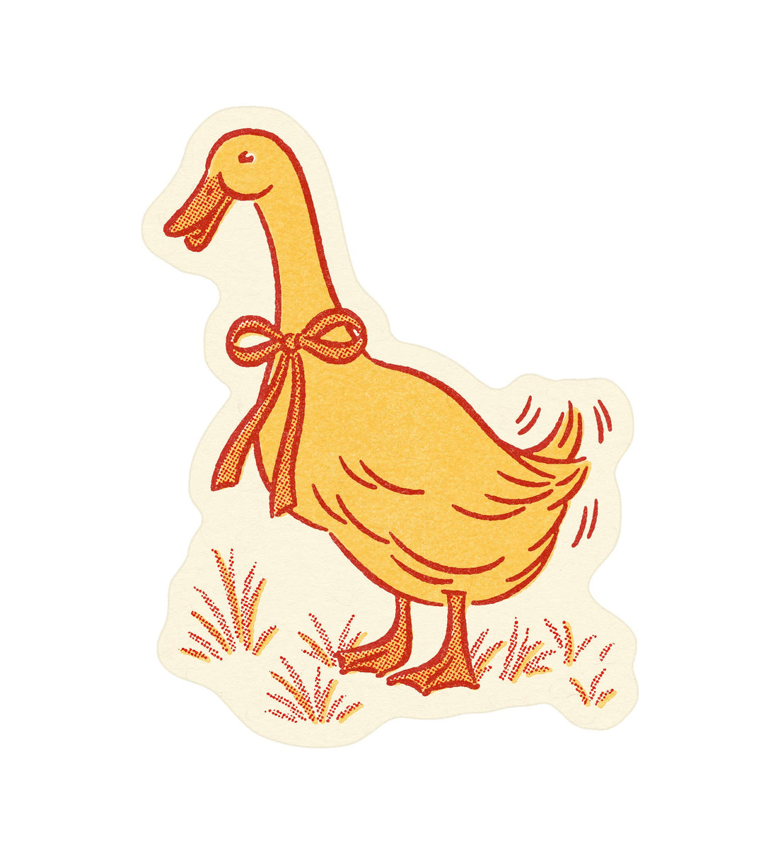 Quacky the Duck Sticker