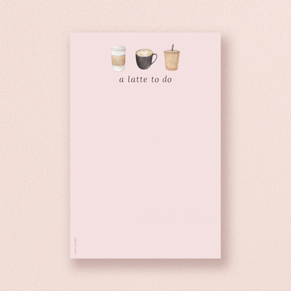 A Latte To Do Coffee Lovers Notepad
