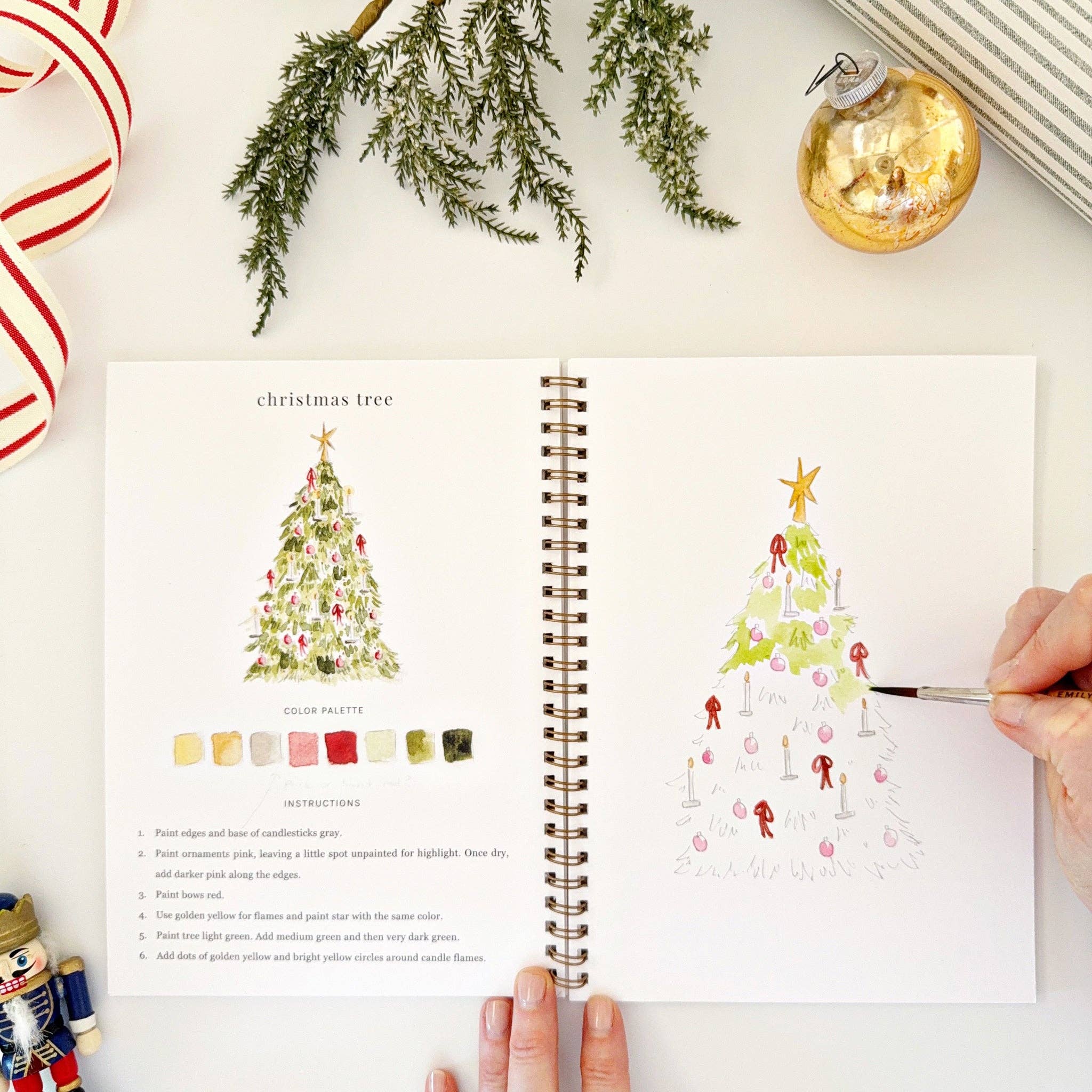 Emily Lex: Nutcracker Watercolor Workbook