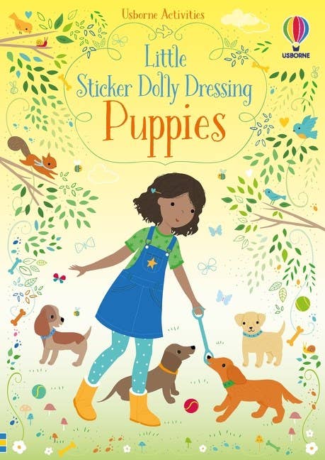 Usborne: Little Sticker Dolly Dressing Puppies by Fiona Watts