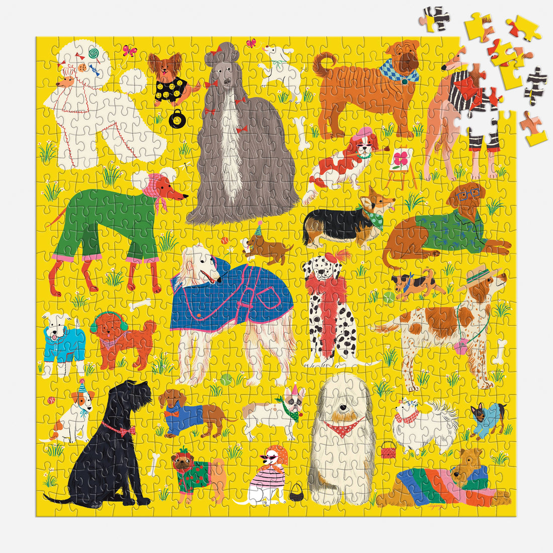 Galison: Fashionable Dogs 500 Piece Puzzle