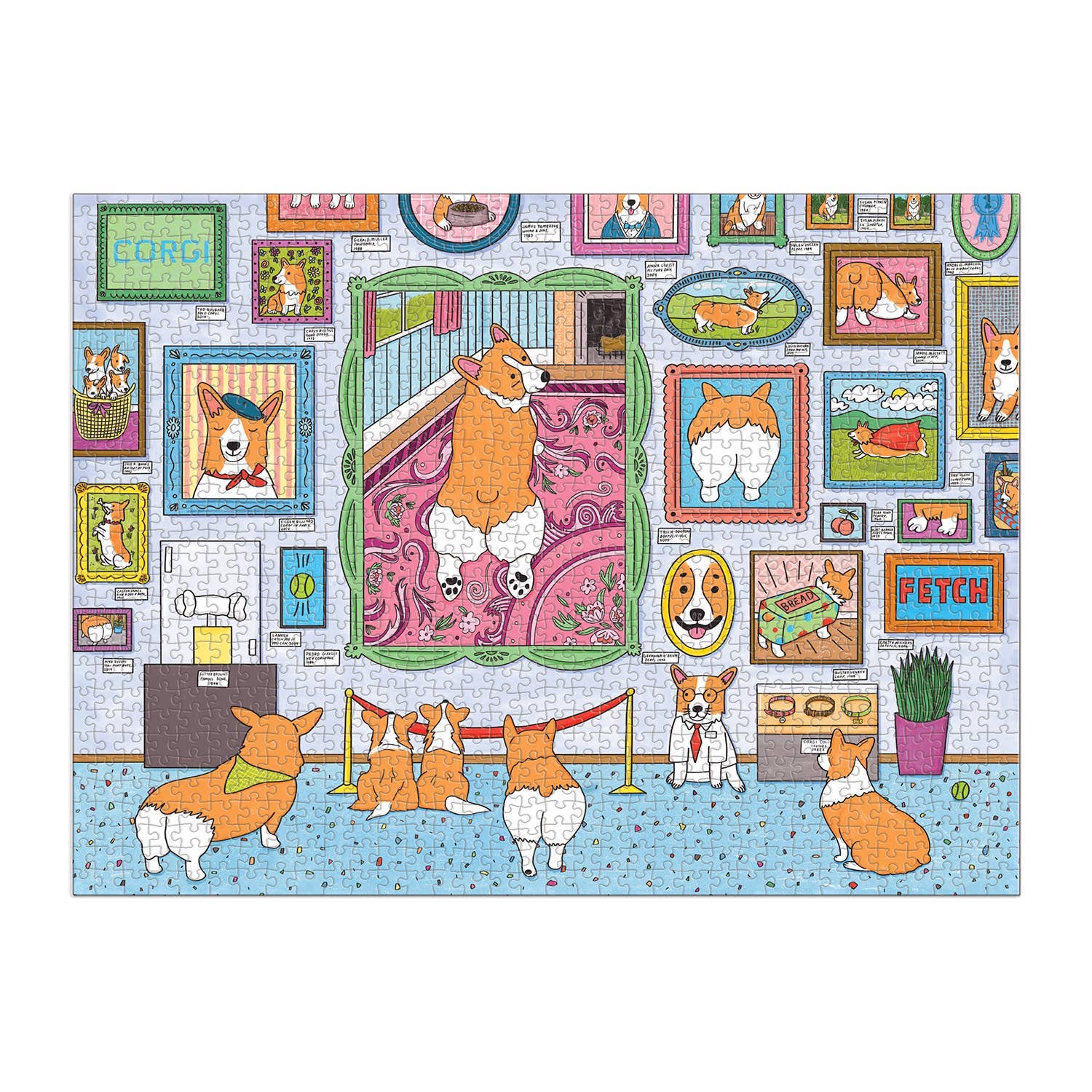 Galison: Museum of the Corgi 1000 Piece Puzzle