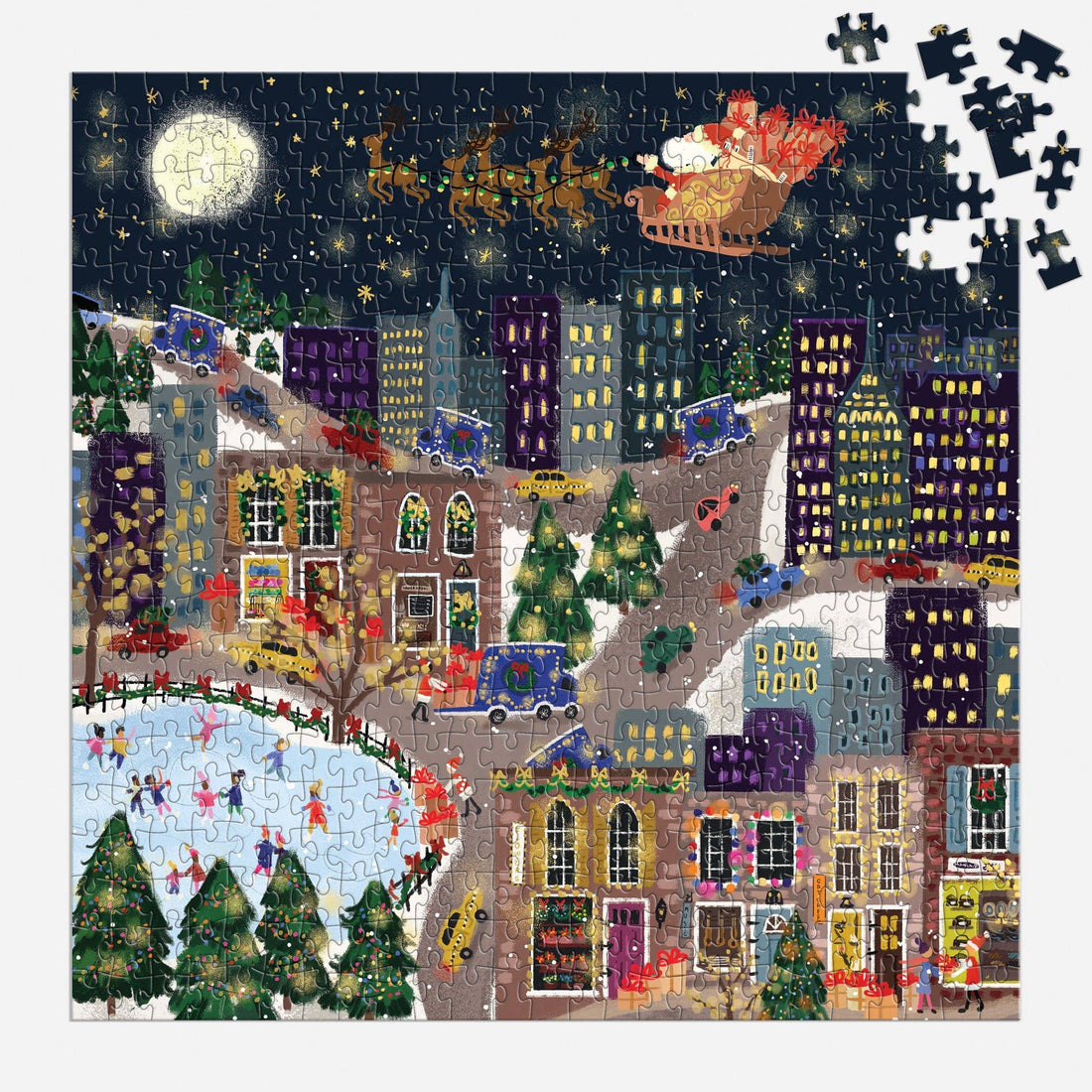 Galison: Joy Laforme Presentville 500 Piece Foil Puzzle