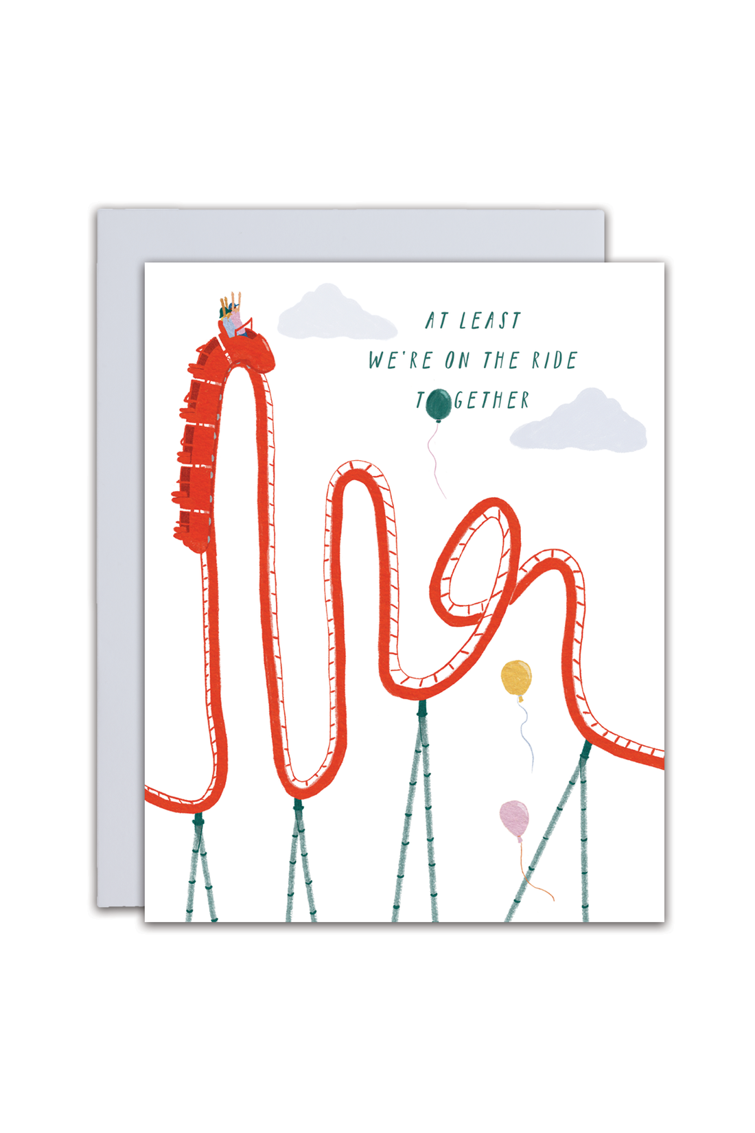 Roller Coaster Comrade Card